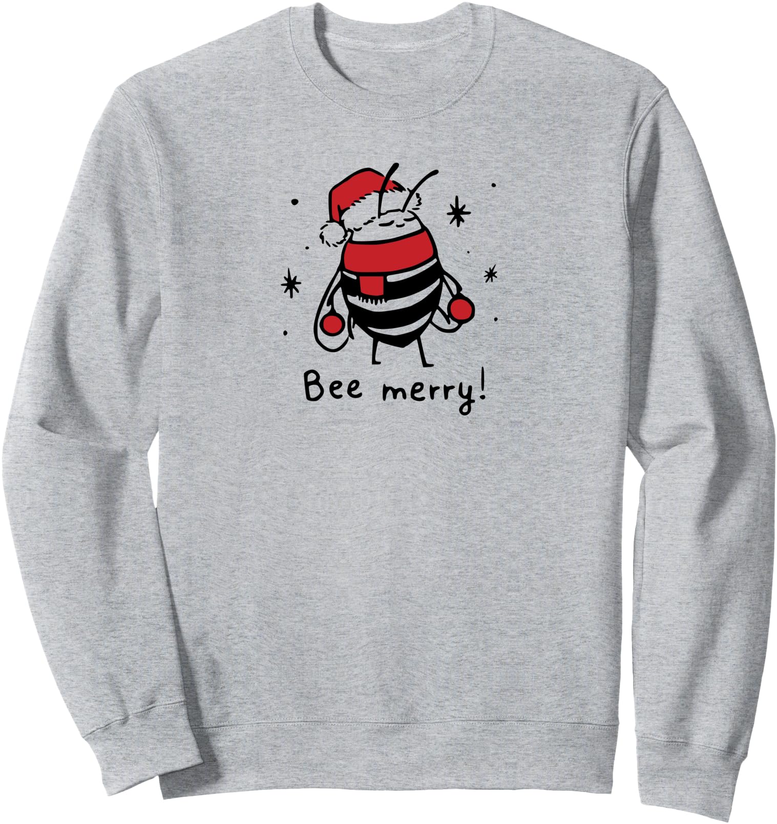 Bee Merry Shirt Funny Christmas Gift Bee Lover Sweatshirt