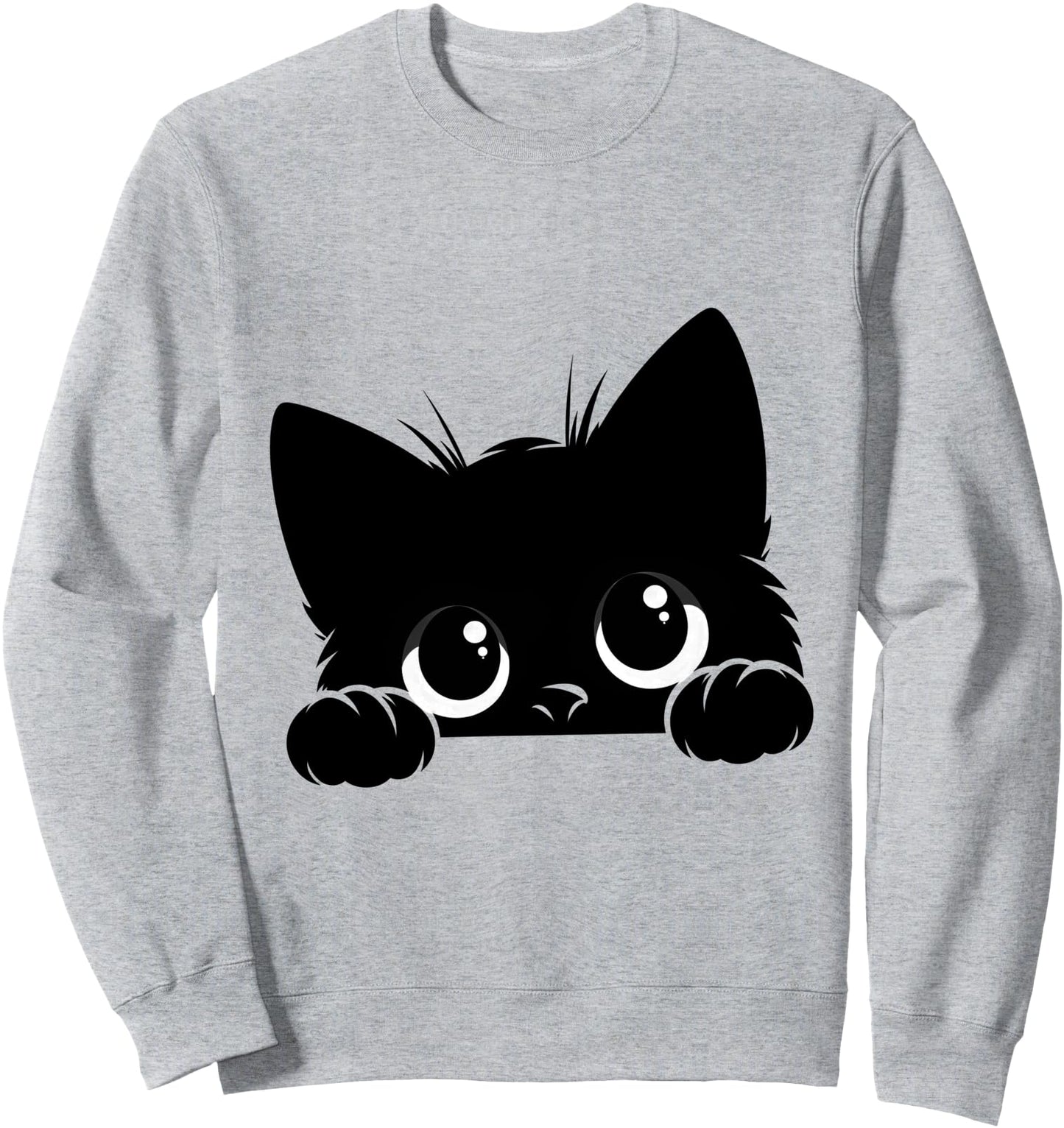 Kitten Peek-a-Boo: Funny and Cute Cat Sweatshirt