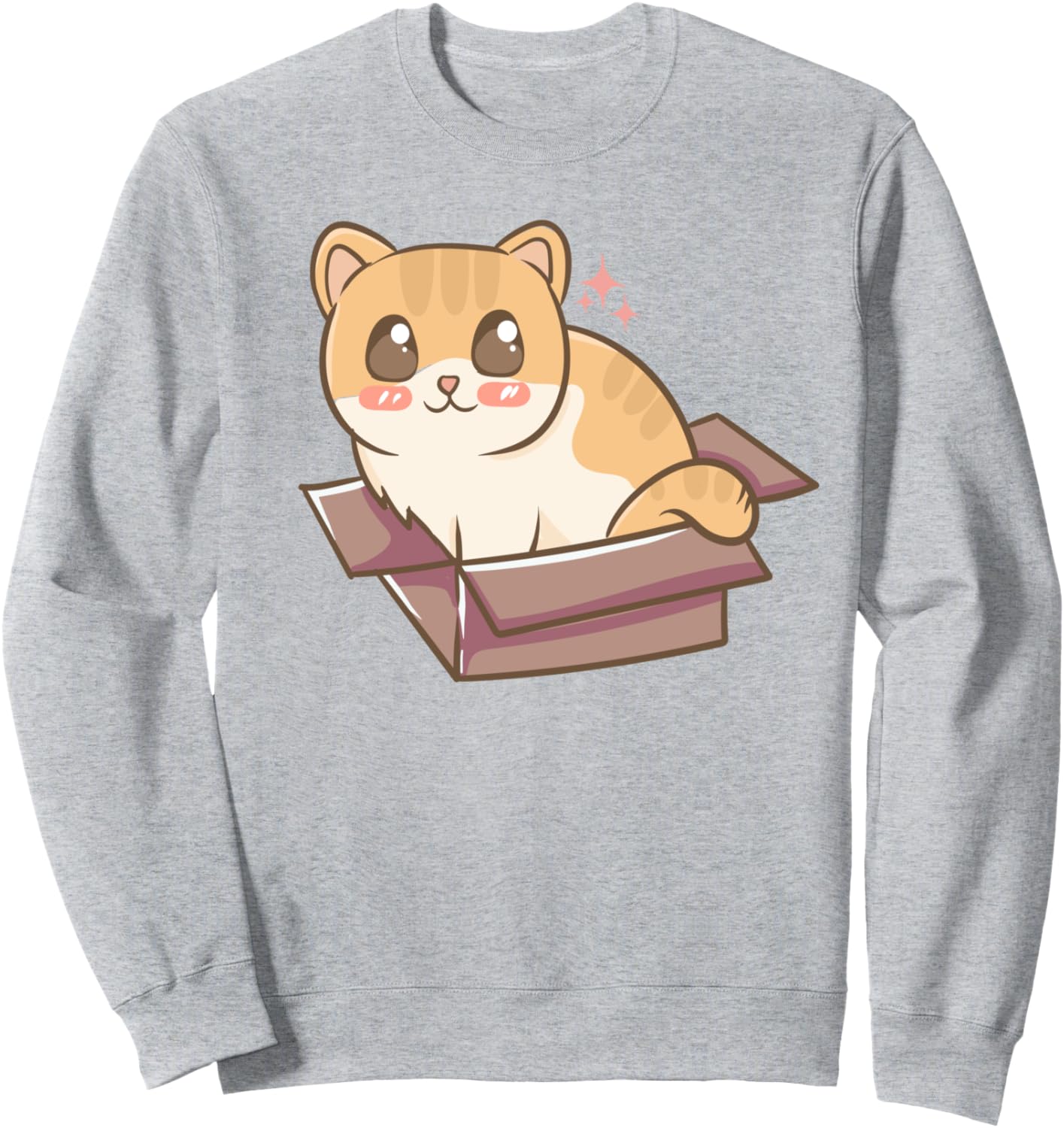 Cat Kitten In A Box - Cute Kawaii Anime Kawaii Japan Sweatshirt