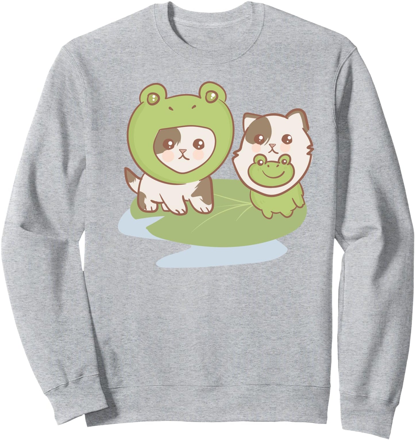 Cat Frog Costumes - Cute Kawaii Anime - Aesthetic Japanese Sweatshirt