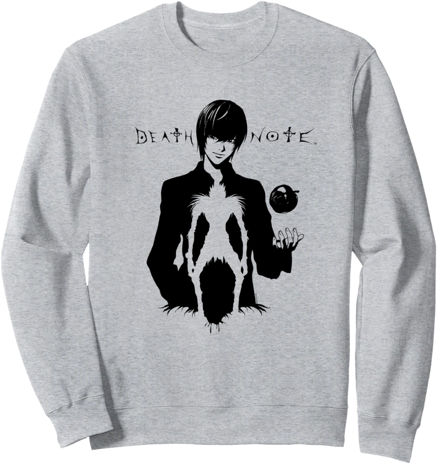 Death Note Light Silhoutte with Ryuk Anime Sweatshirt