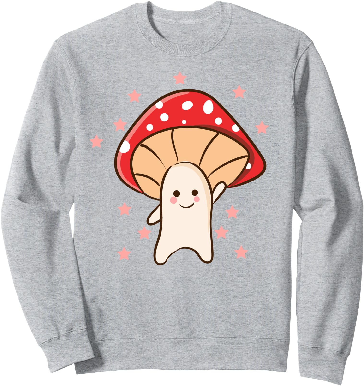Cute Mushroom - Cute Kawaii Anime - Aesthetic Japanese Sweatshirt