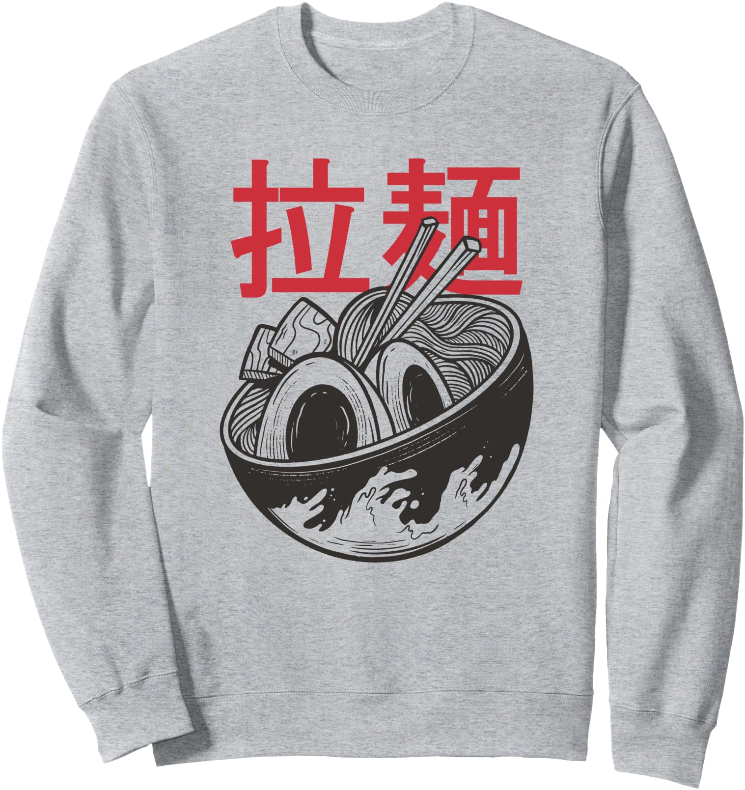 Ramen Bowl Japanese Food Noodles Floral Sweatshirt
