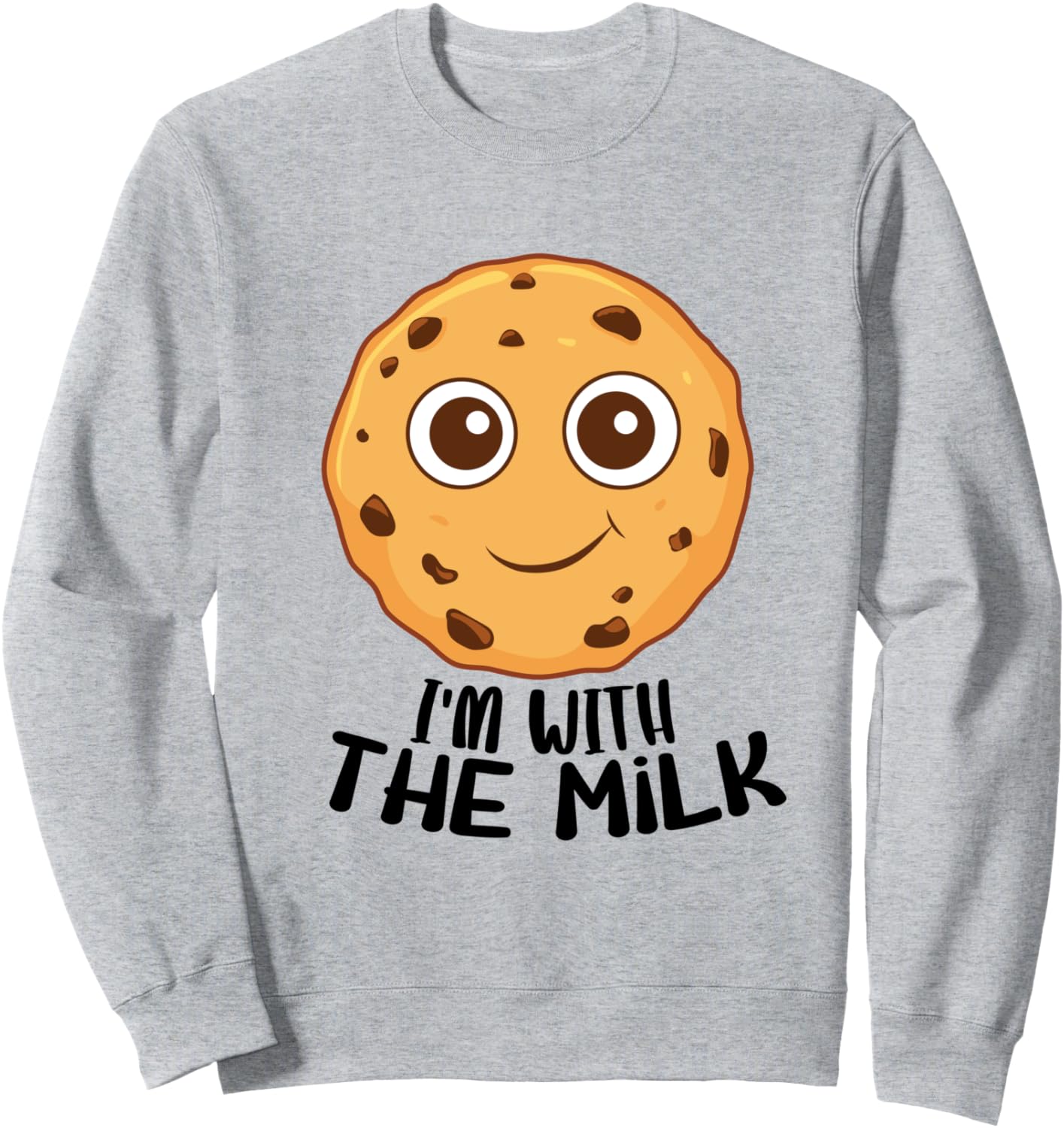 I'm With The Milk Funny Halloween Couple Costume Sweatshirt