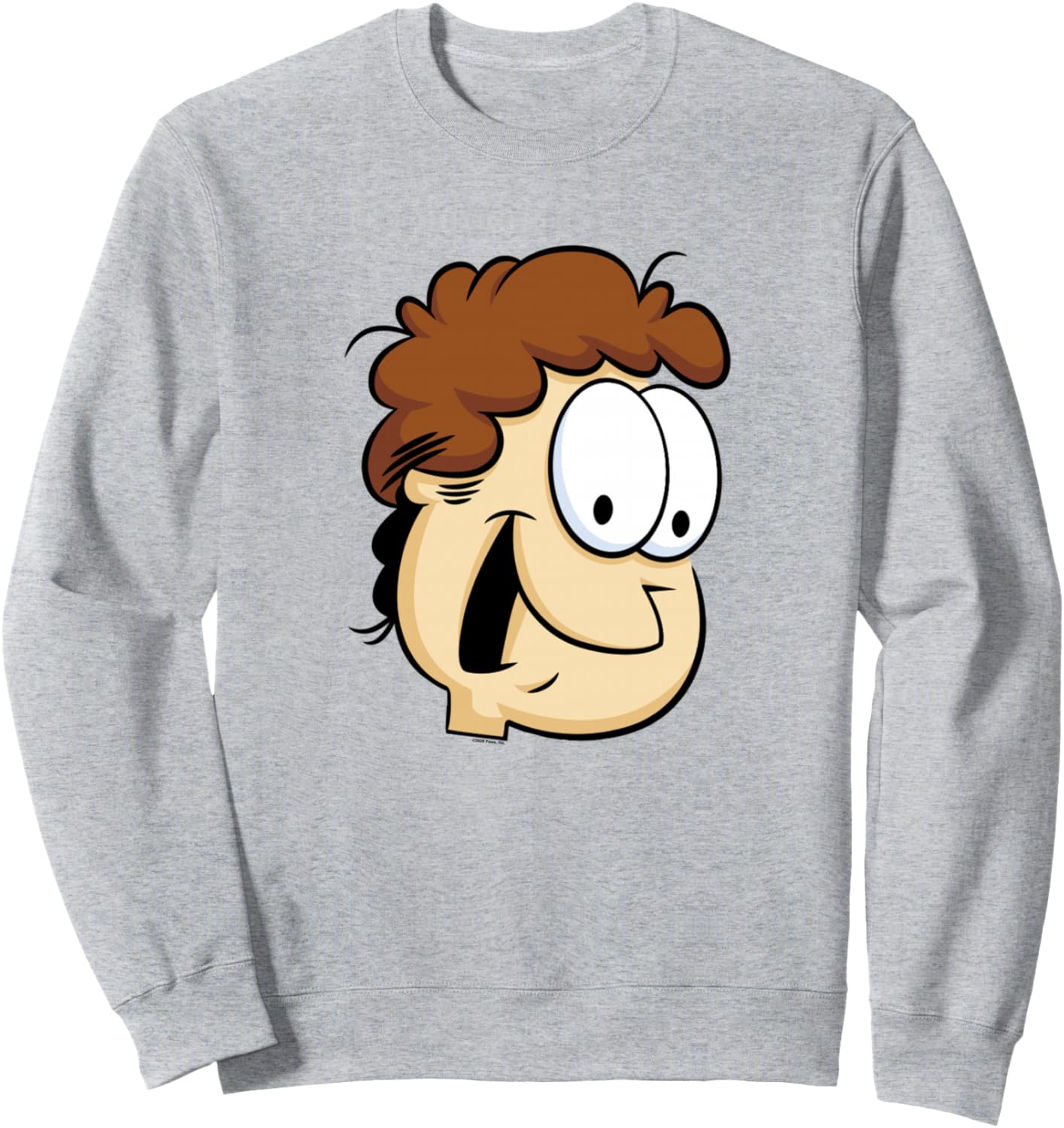 Garfield Jon Arbuckle Big Face Sweatshirt