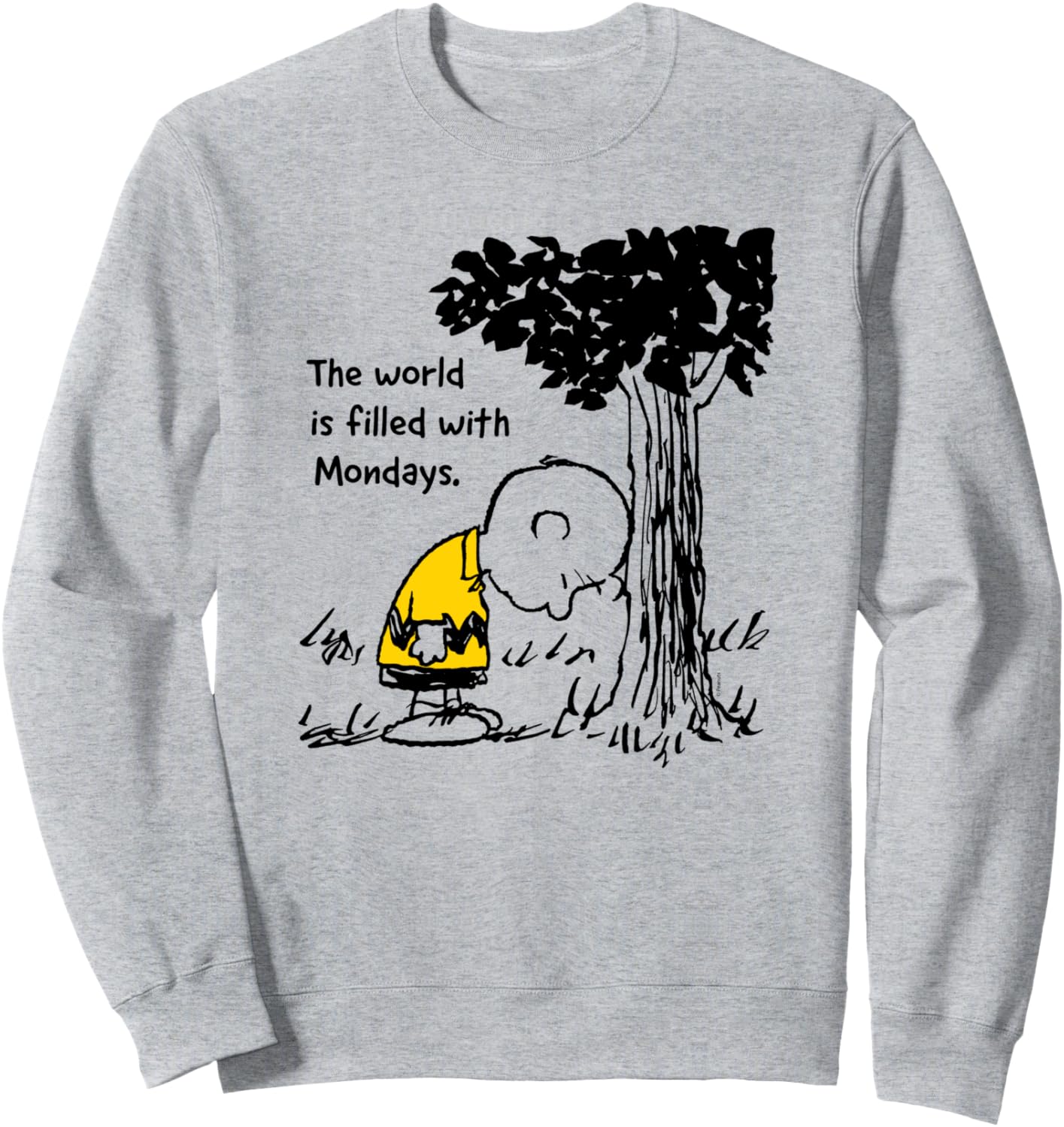 Peanuts - Charlie Brown The World Is Filled With Mondays Sweatshirt