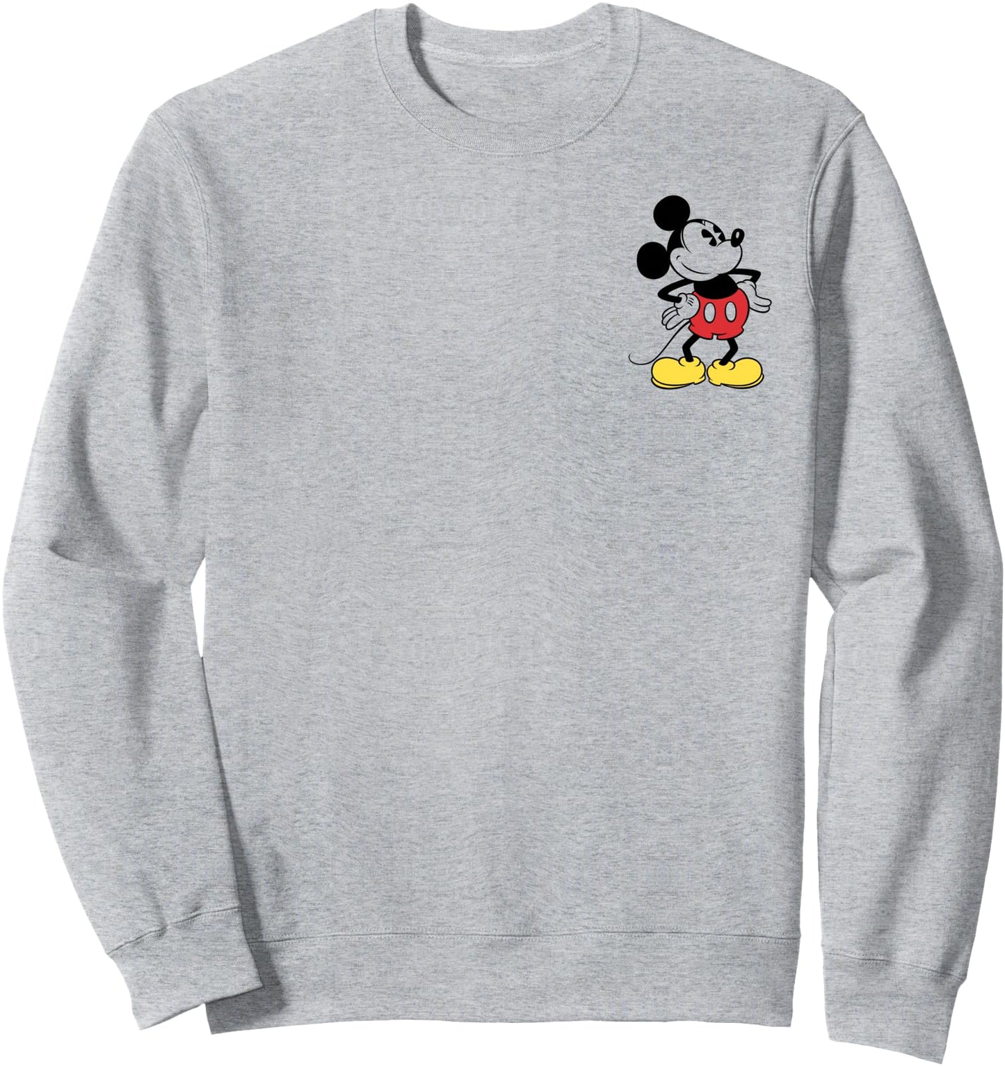 Disney Mickey And Friends Classic Mickey Small Pocket Logo Sweatshirt