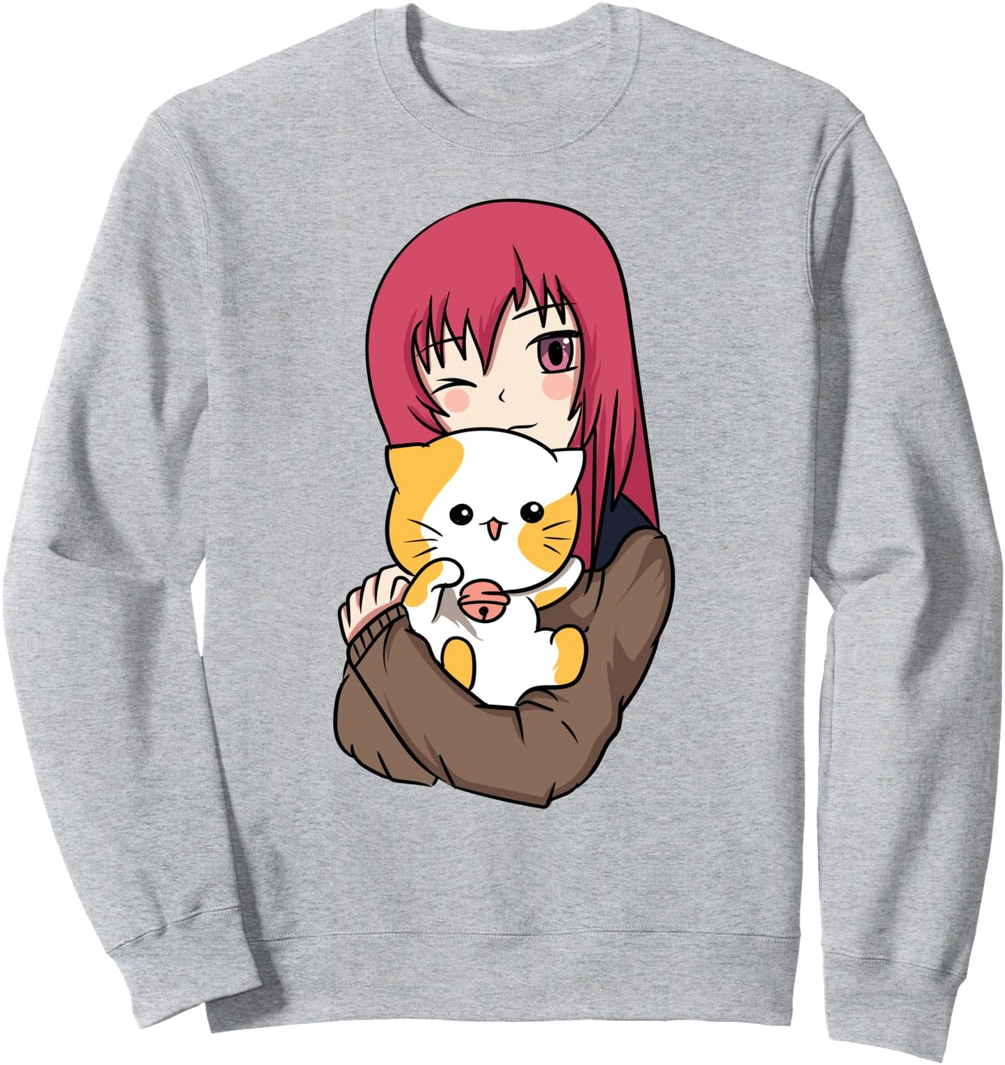 Anime Cat Lover - Teen Cute Kawaii Japanese Aesthetic Sweatshirt