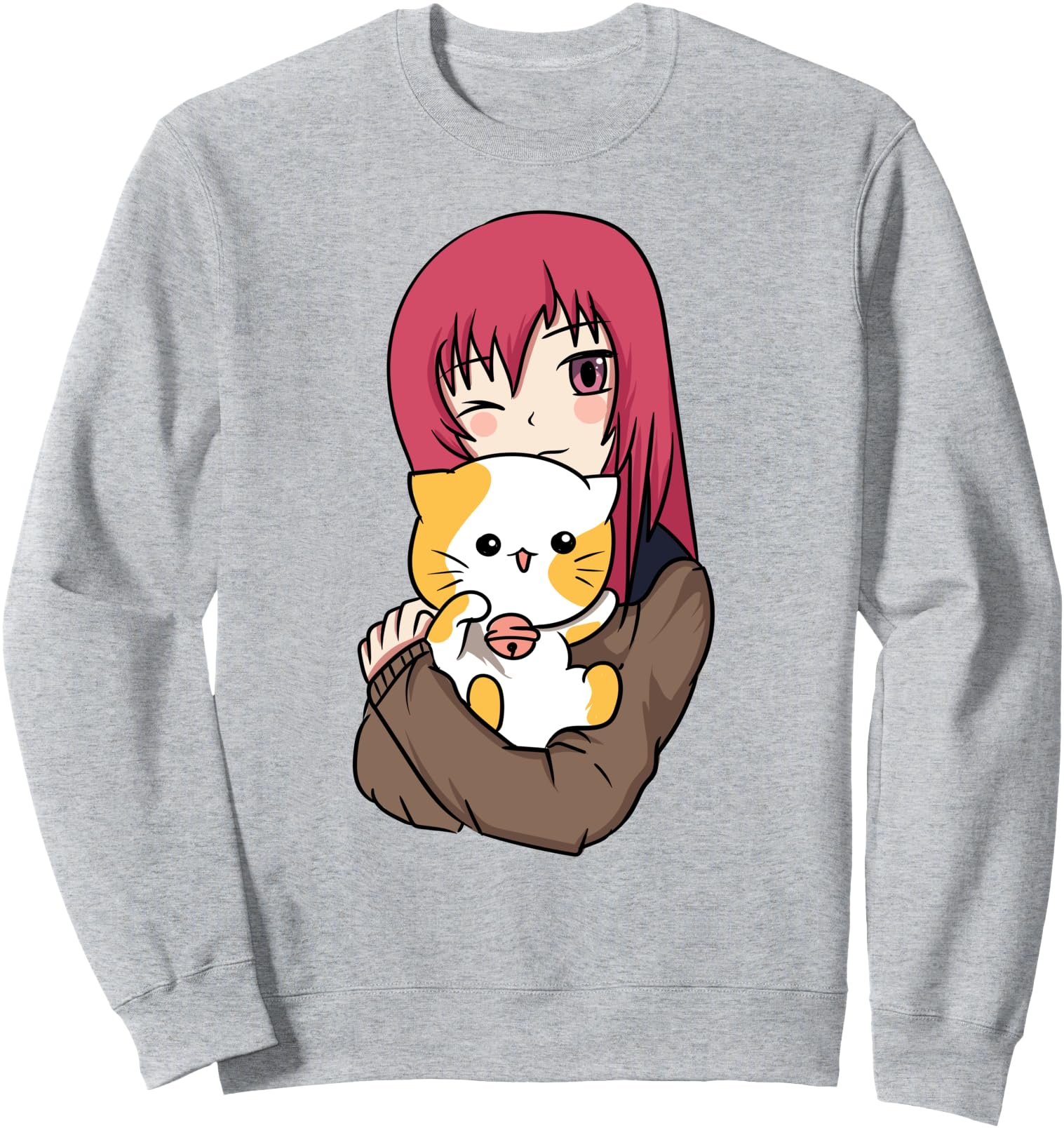 Anime Cat Lover - Teen Cute Kawaii Japanese Aesthetic Sweatshirt