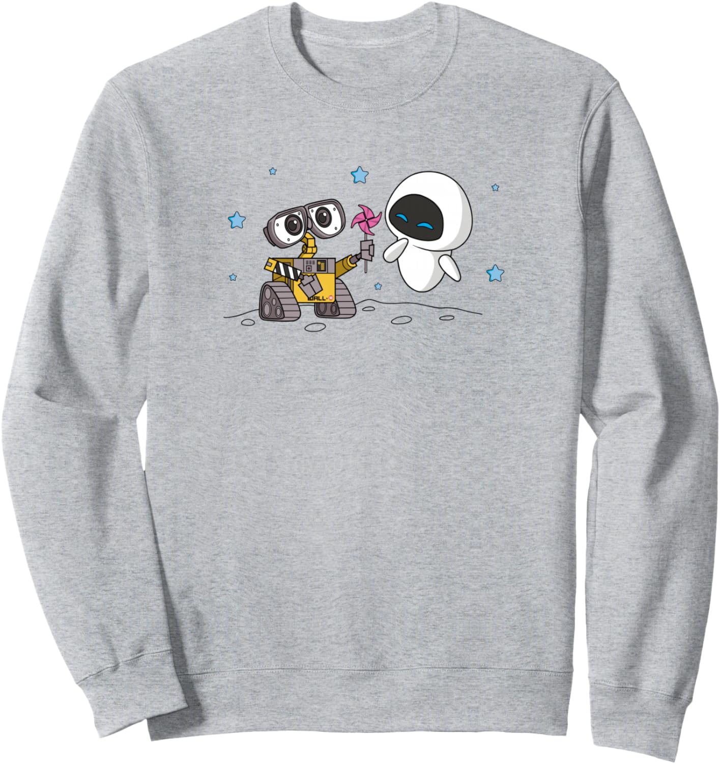Disney Wall-E & Eve Moonscape Pinwheel Sweatshirt