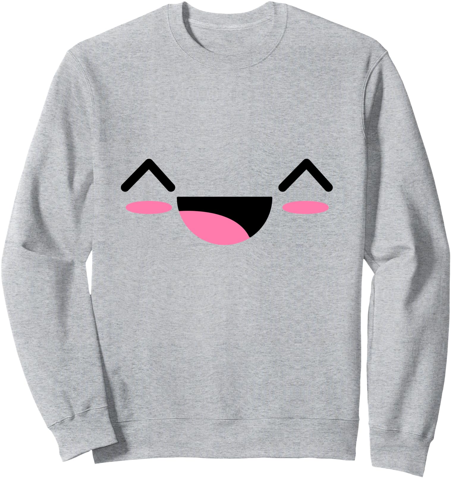 Cute Kawaii Anime Face Otaku Weebo Japanese Manga Style Sweatshirt