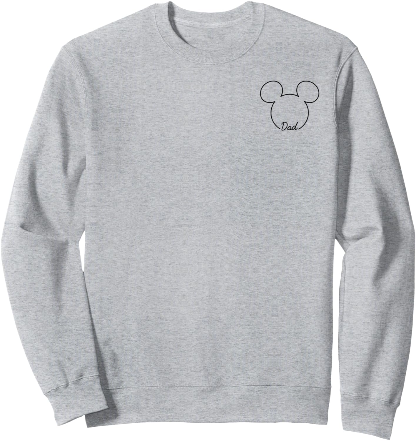 Disney Mickey And Friends Dad Mickey Art Line Pocket Logo Sweatshirt
