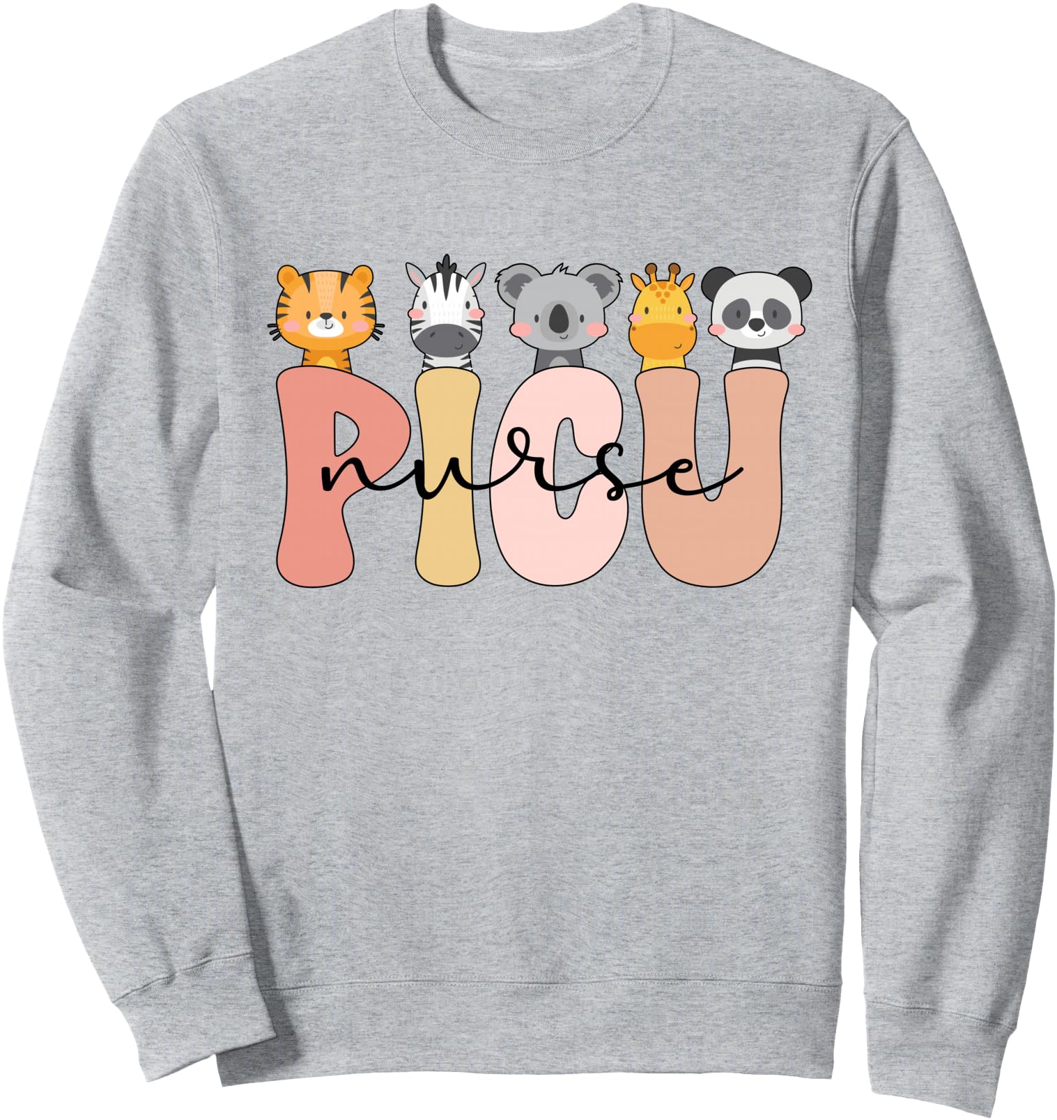 Cute PICU Nurse Pediatric Intensive Care Unit Sweatshirt