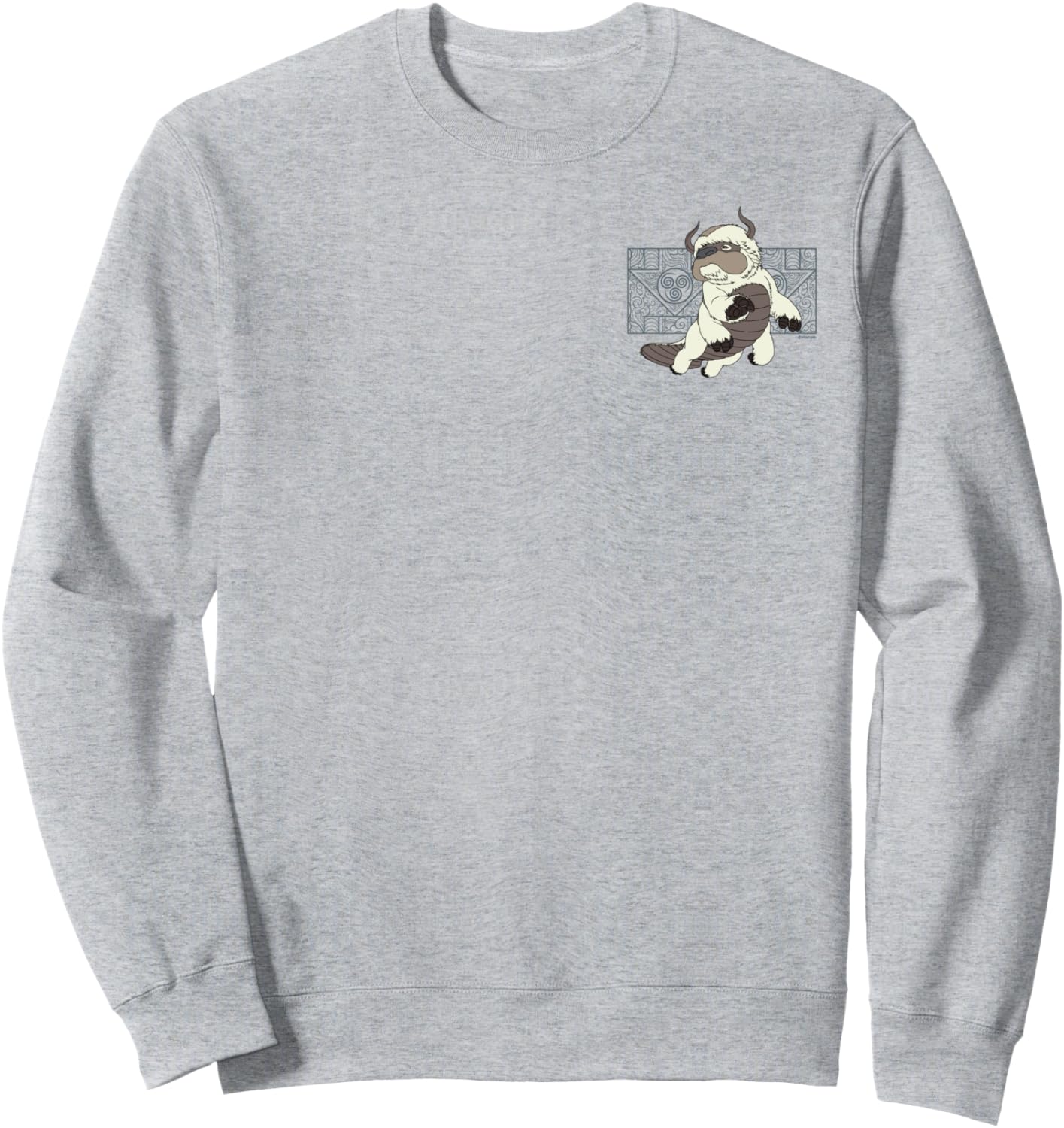 Avatar: The Last Airbender Appa Flying Small Pocket Logo Sweatshirt