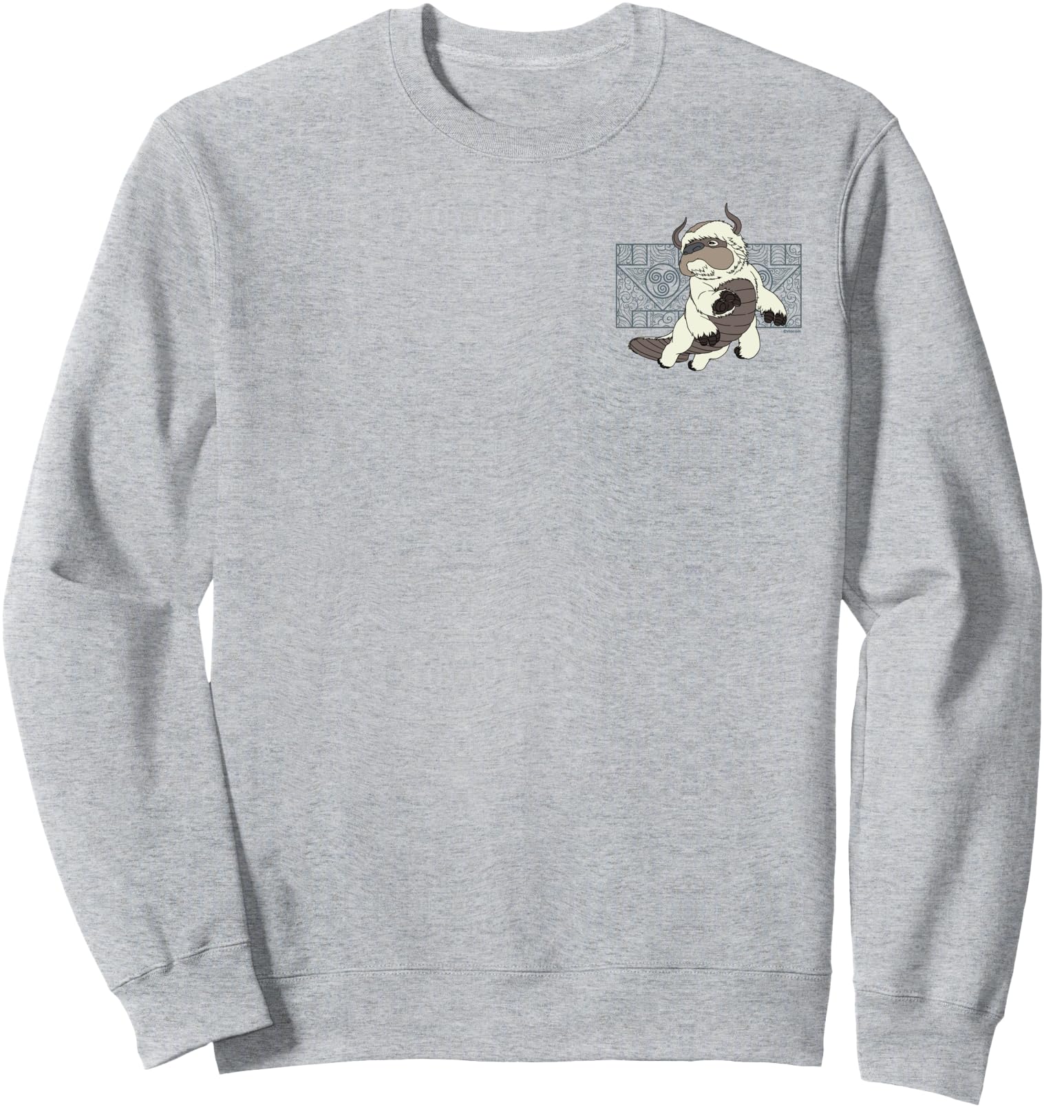 Avatar: The Last Airbender Appa Flying Small Pocket Logo Sweatshirt