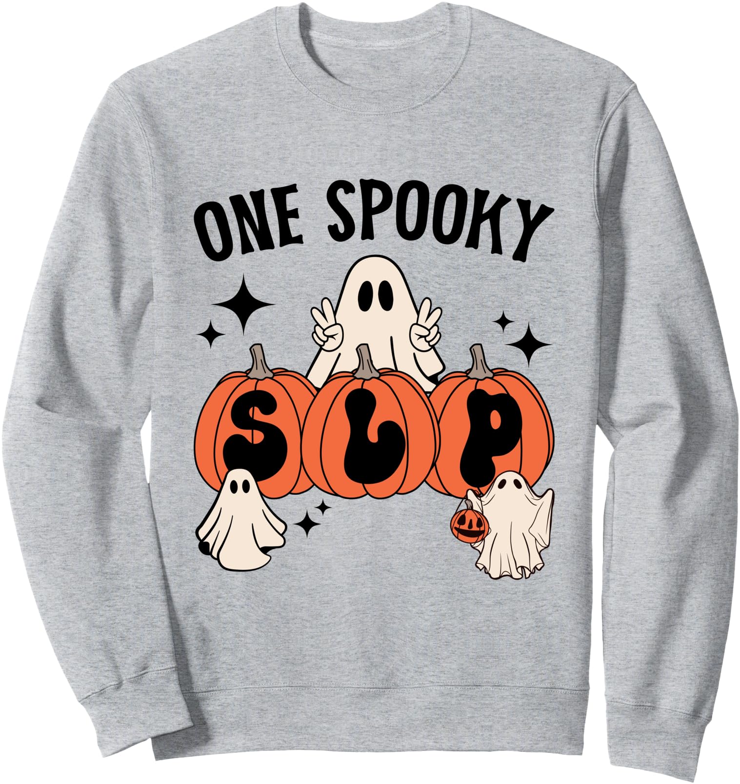 Speech Therapy Halloween Pumpkin One Spooky SLP Halloween Sweatshirt