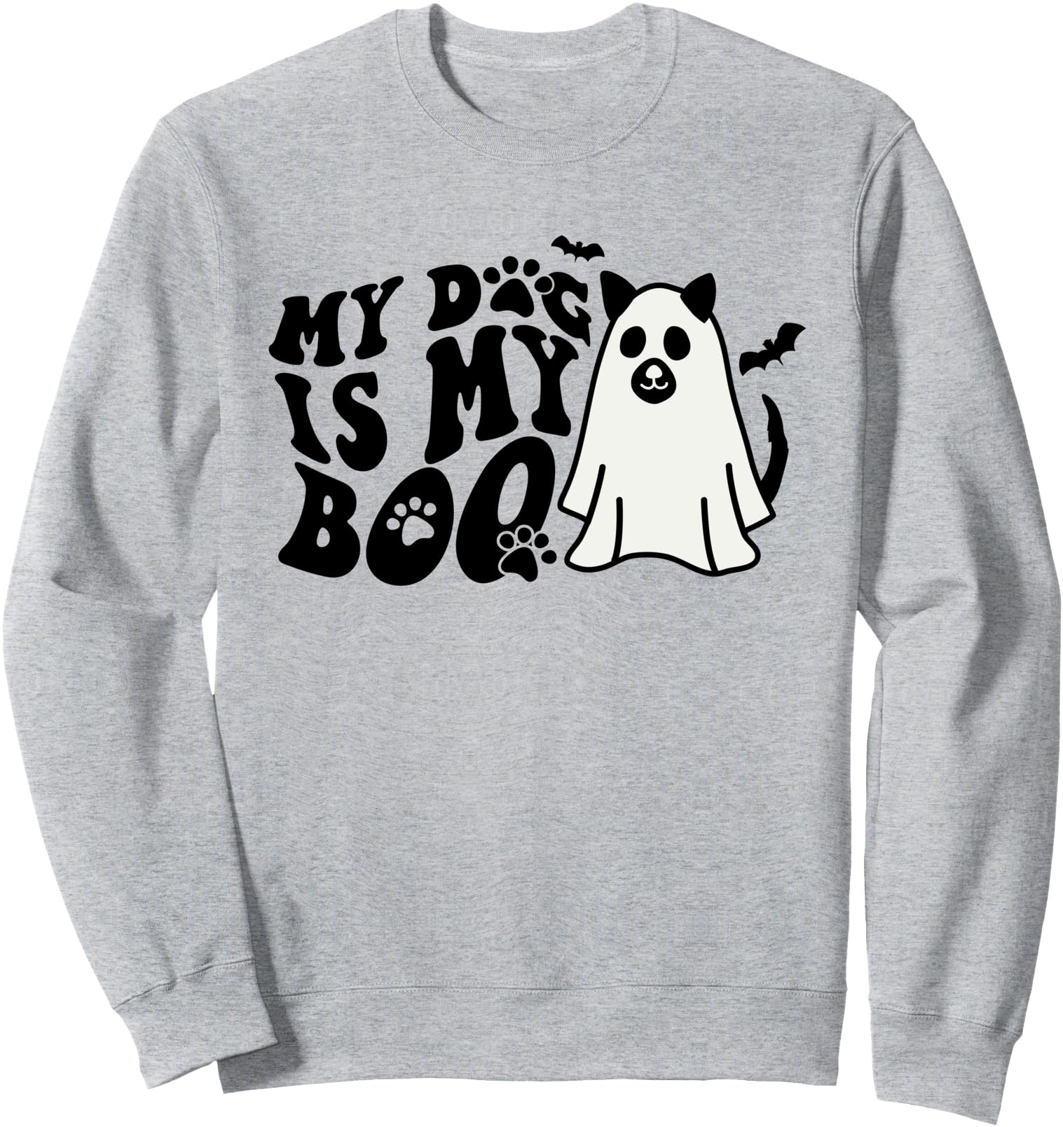 Halloween Spooky Dog Lover My Dog Is My Boo Sweatshirt