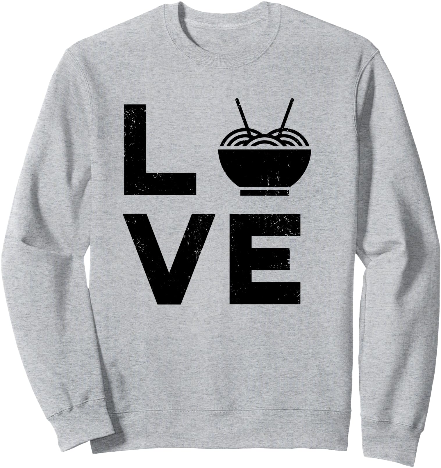 Love Ramen Instant Noodle Vintage Japanese Food Sweatshirt
