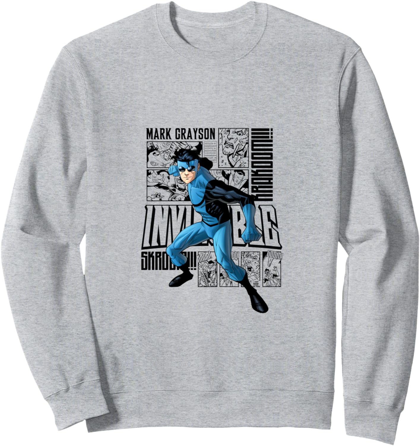 Invincible Blue Suit Collage Sweatshirt