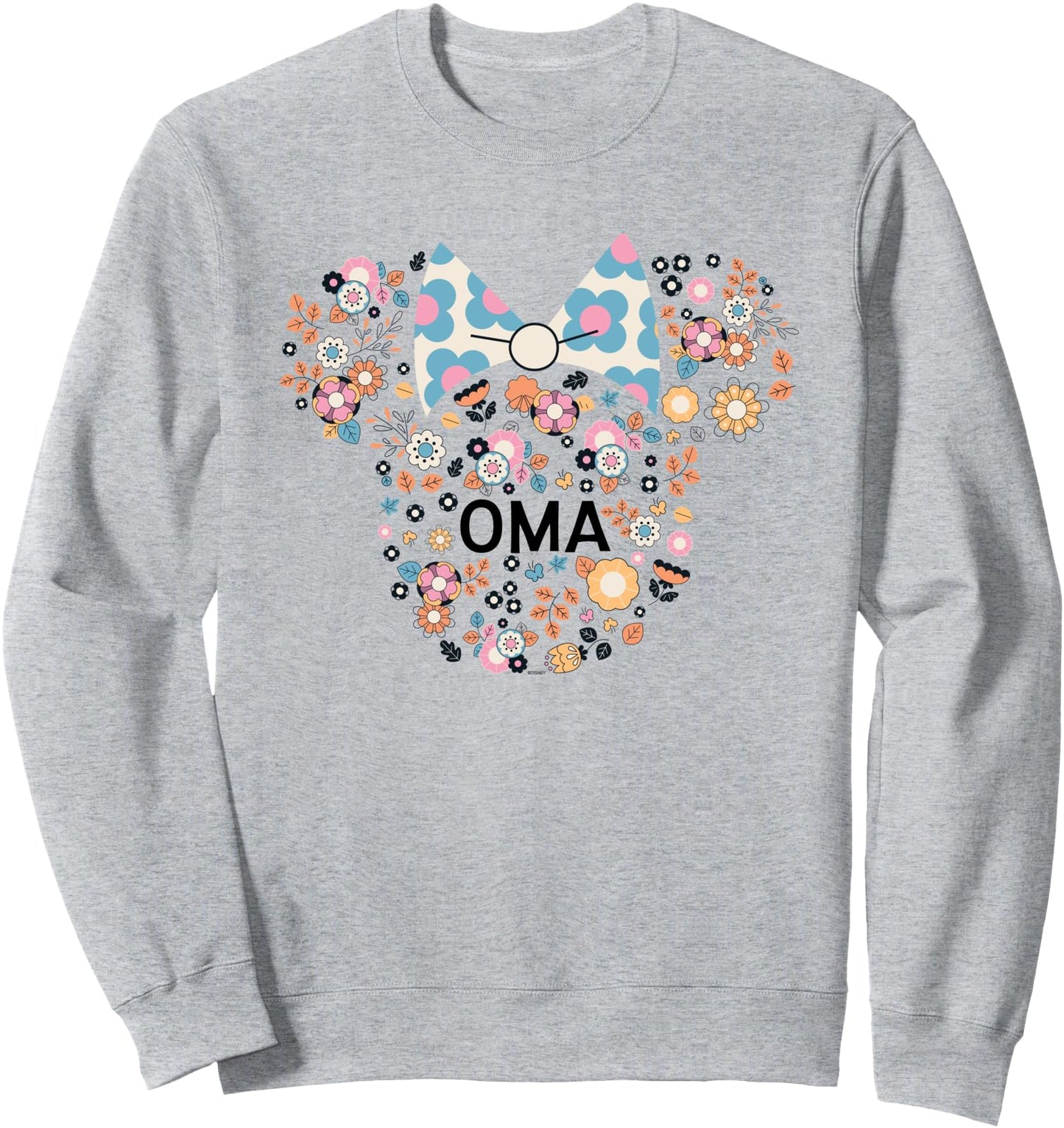 Disney Minnie Mouse Oma Grandma Icon Flowers Mother's Day Sweatshirt