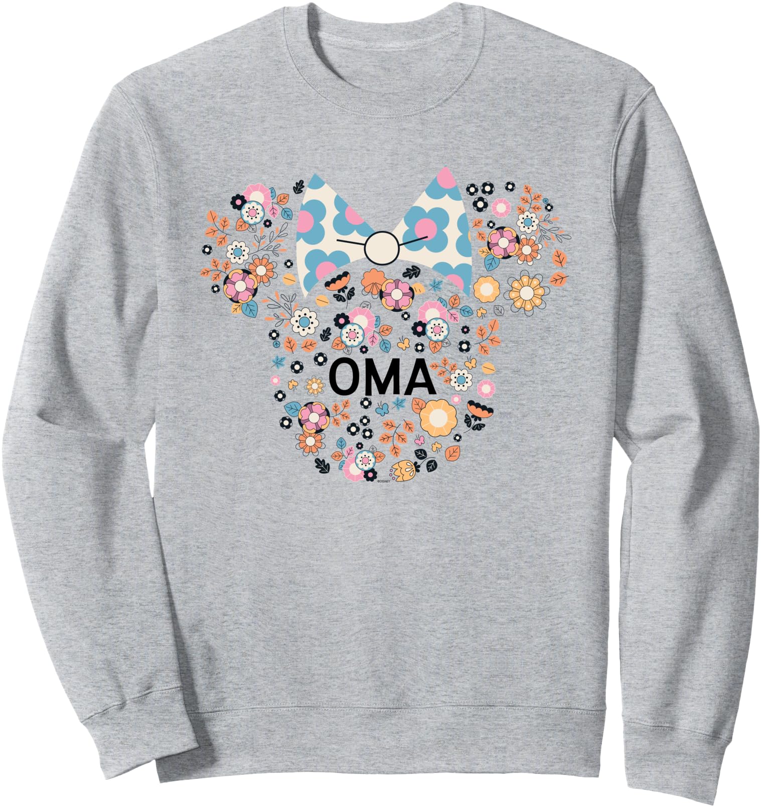 Disney Minnie Mouse Oma Grandma Icon Flowers Mother's Day Sweatshirt