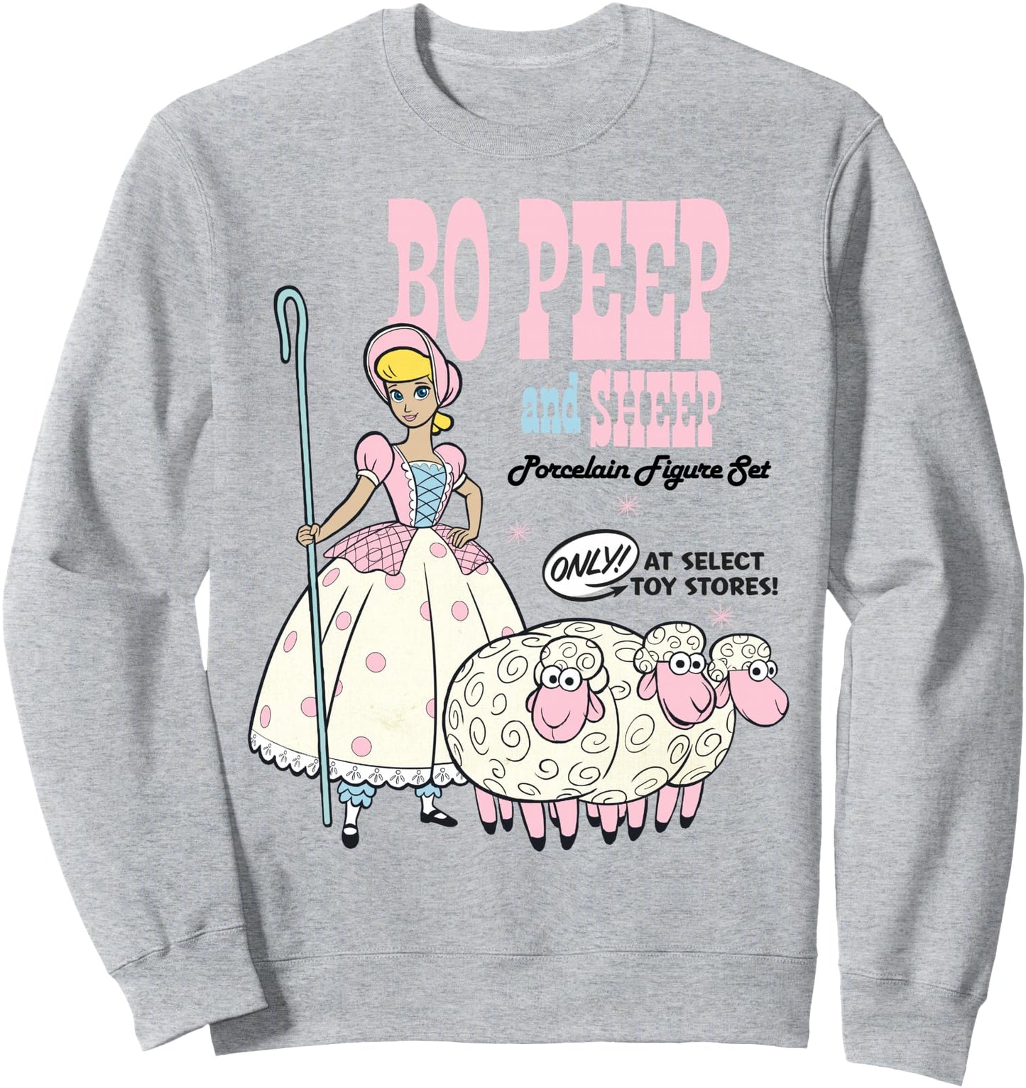 Disney Pixar Toy Story 4 Bo Peep and Sheep Advertisement Sweatshirt