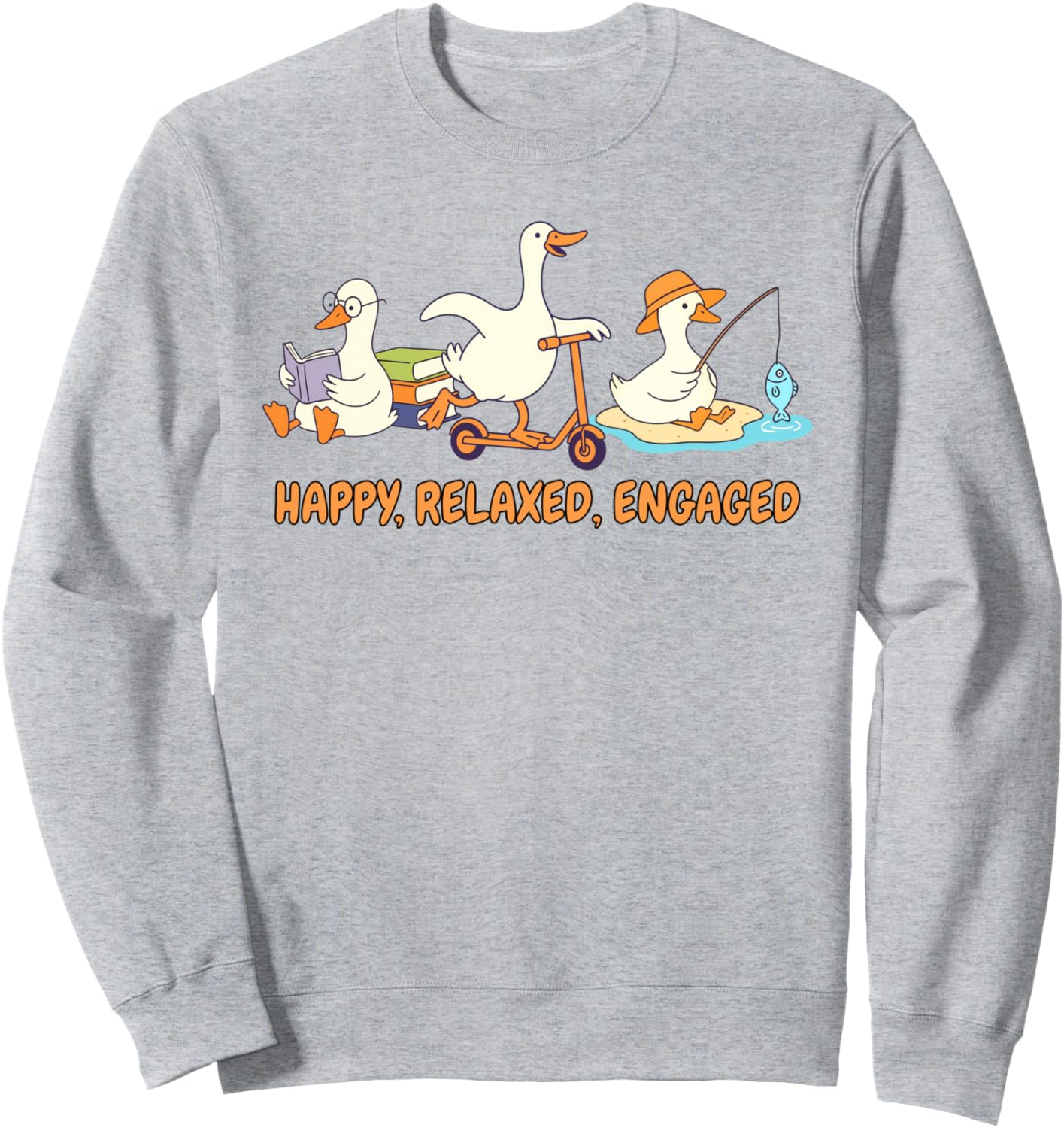ABA Behavior Analyst Silly Goose Happy Relaxed Engaged Sweatshirt