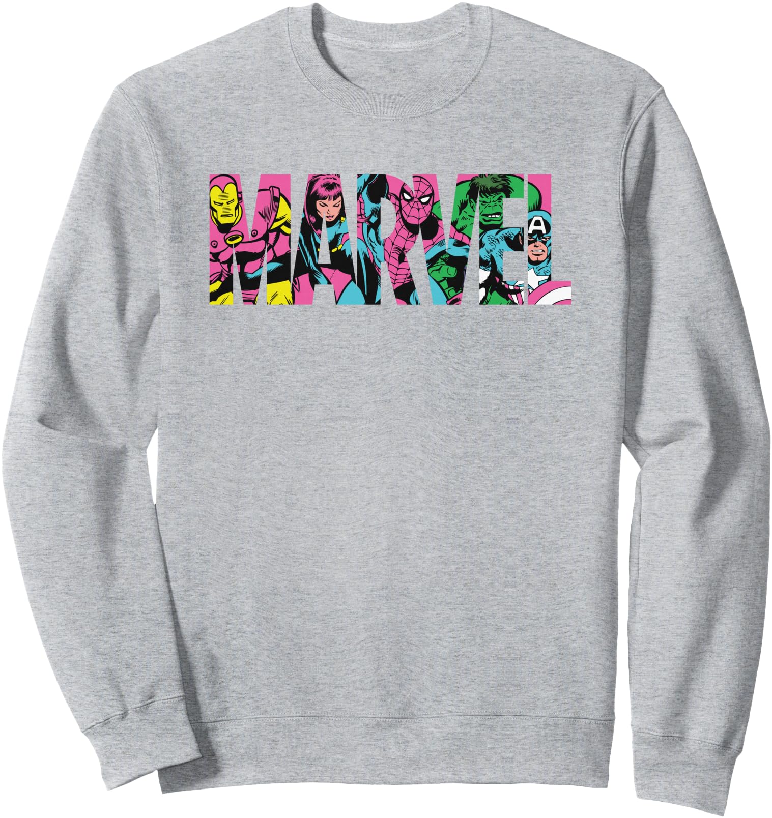 Marvel Comics Avengers Heroes Logo Sweatshirt