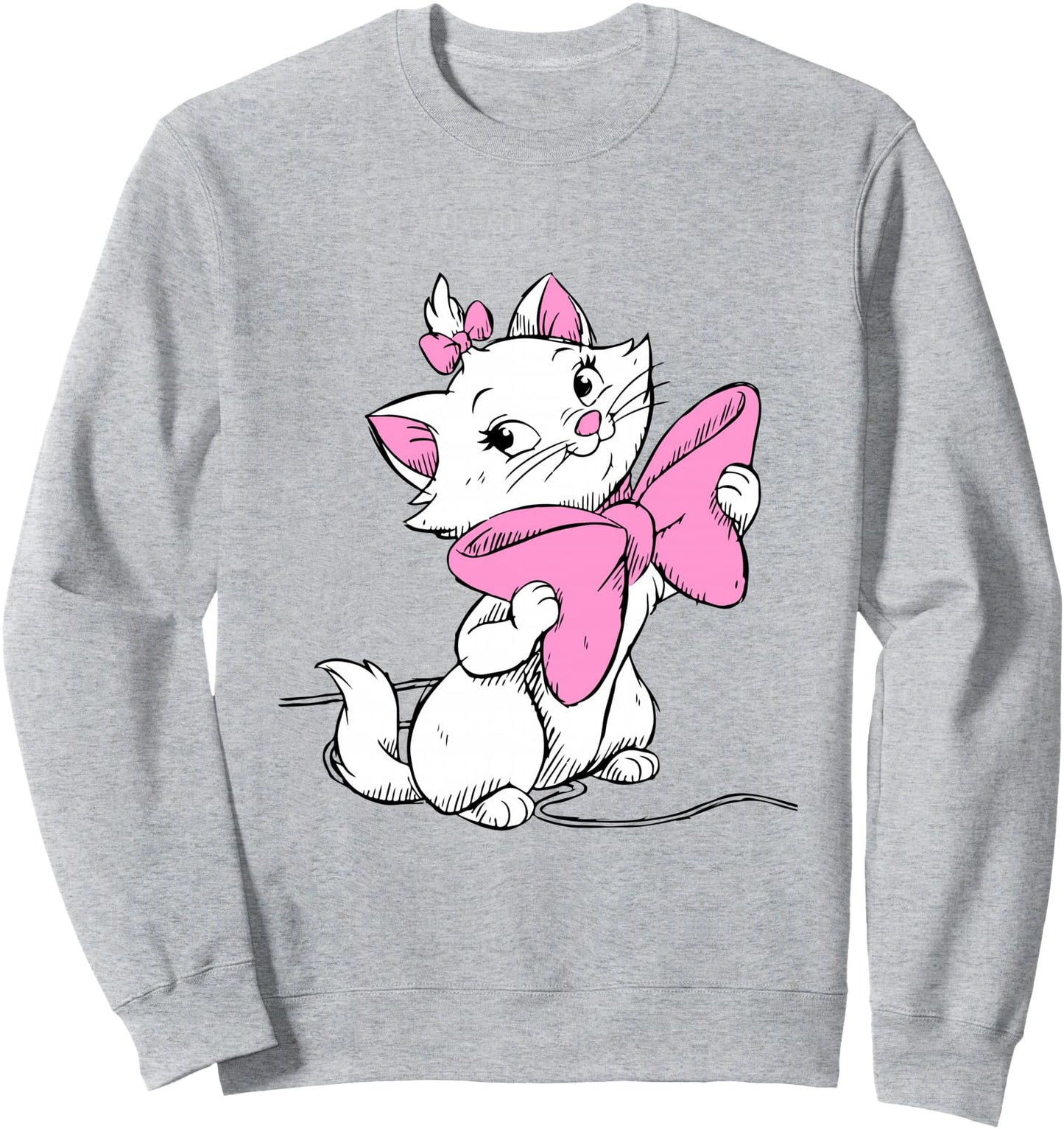 Disney The Aristocats Marie Big Bow Lovely Smile Sweatshirt
