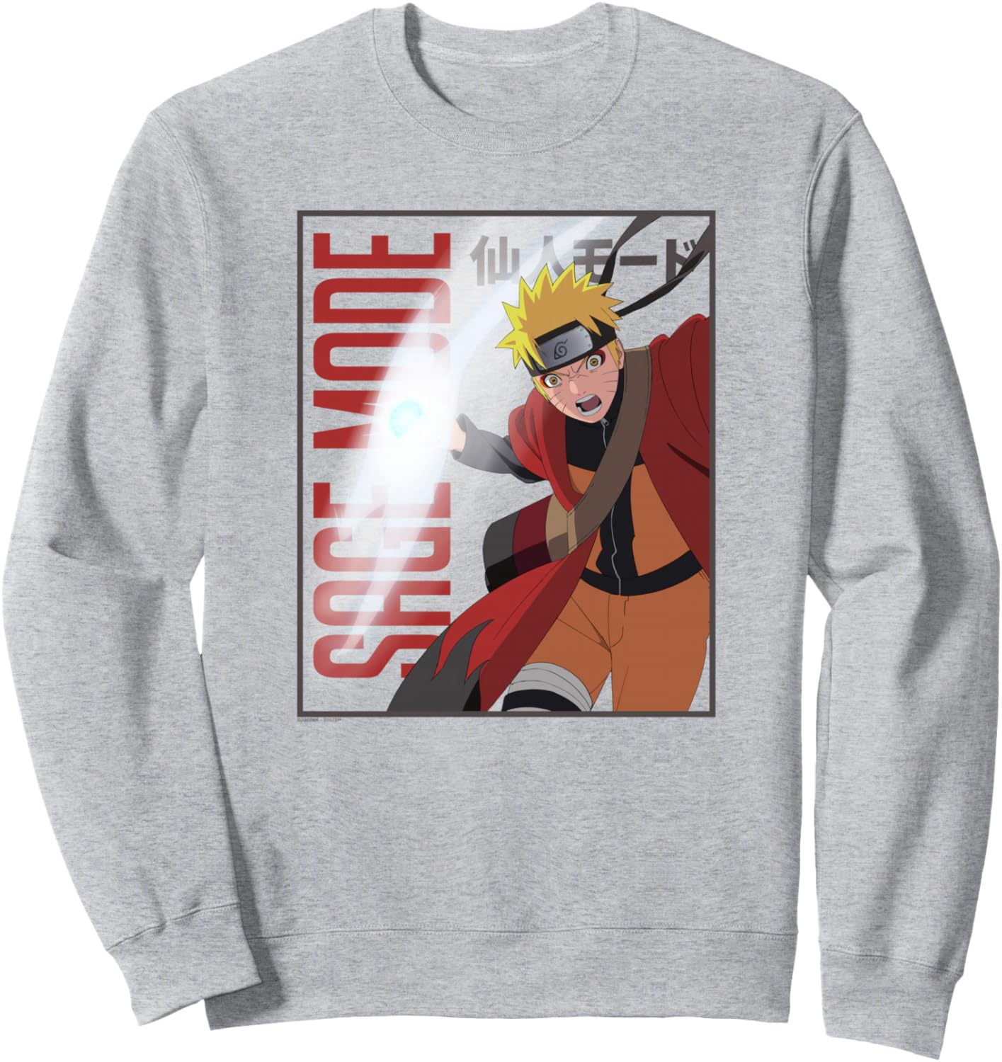 Naruto Shippuden Sage Mode Rasengan Justsu Anime Sweatshirt