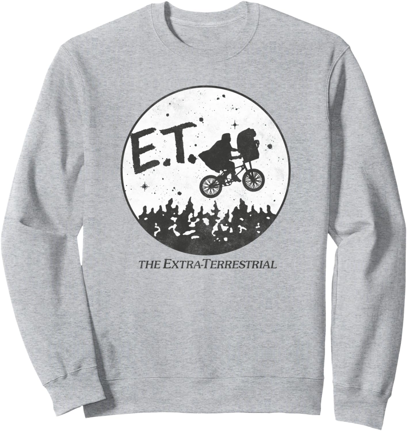 E.T. The Extra-Terrestrial Classic Flying Bike Poster Sweatshirt