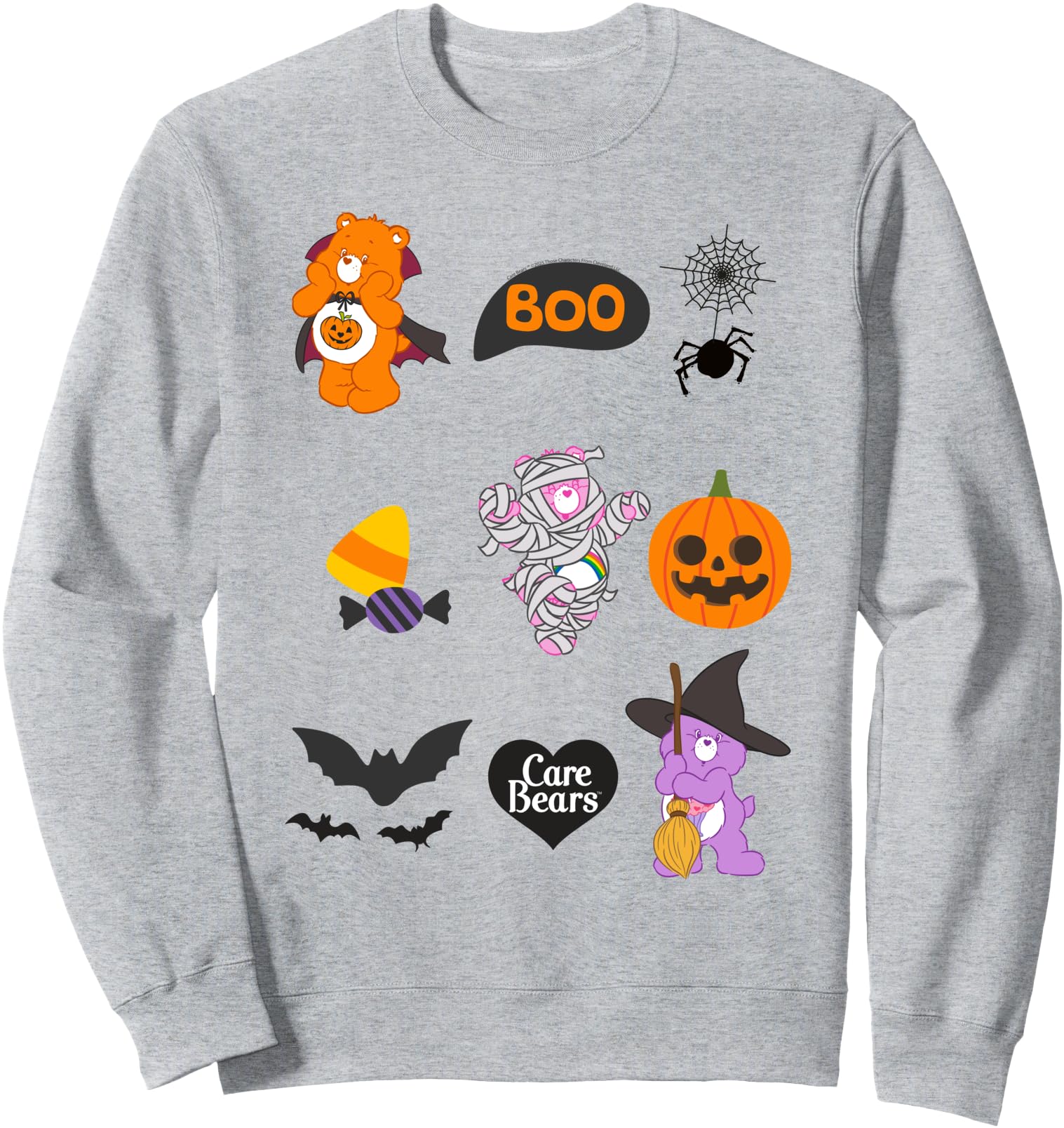 Care Bears Halloween Boo And Candy Icons Sweatshirt