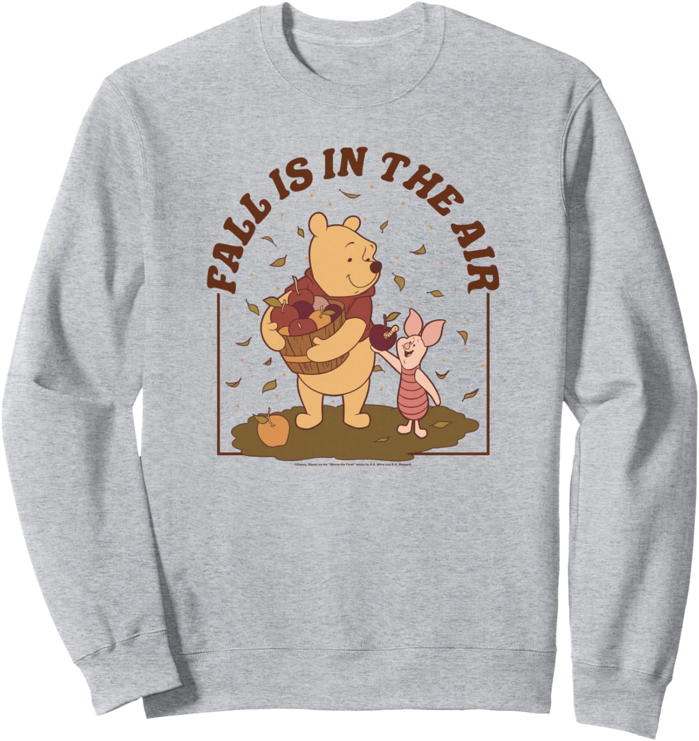 Disney Winnie The Pooh Thanksgiving Fall Is In The Air Sweatshirt