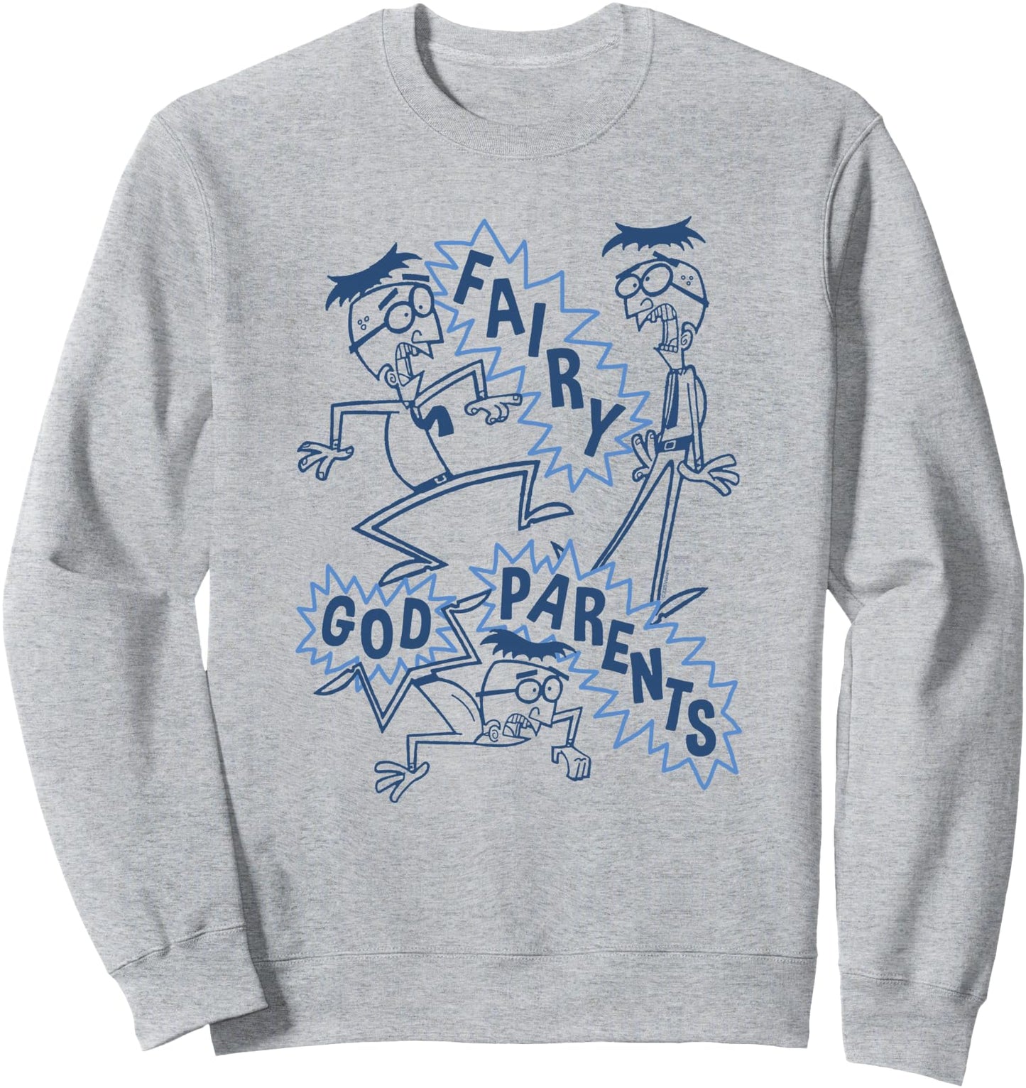 Fairly OddParents Mr. Crocker Fairy God Parents Cartoon Sweatshirt