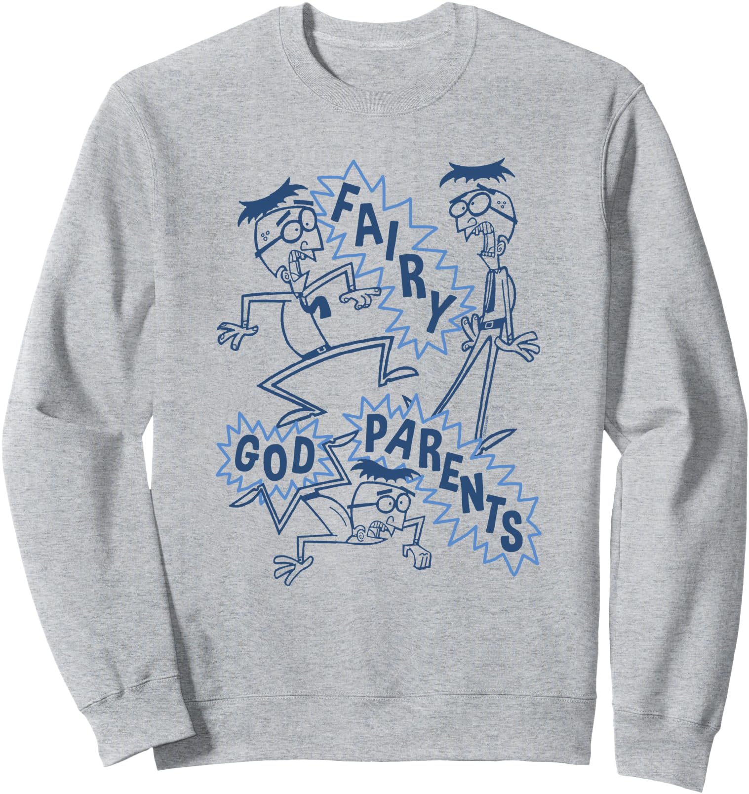 Fairly OddParents Mr. Crocker Fairy God Parents Cartoon Sweatshirt