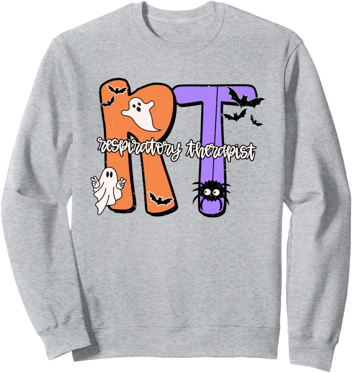 Respiratory Therapist Halloween Spooky RT Pulmonary Nurse Sweatshirt