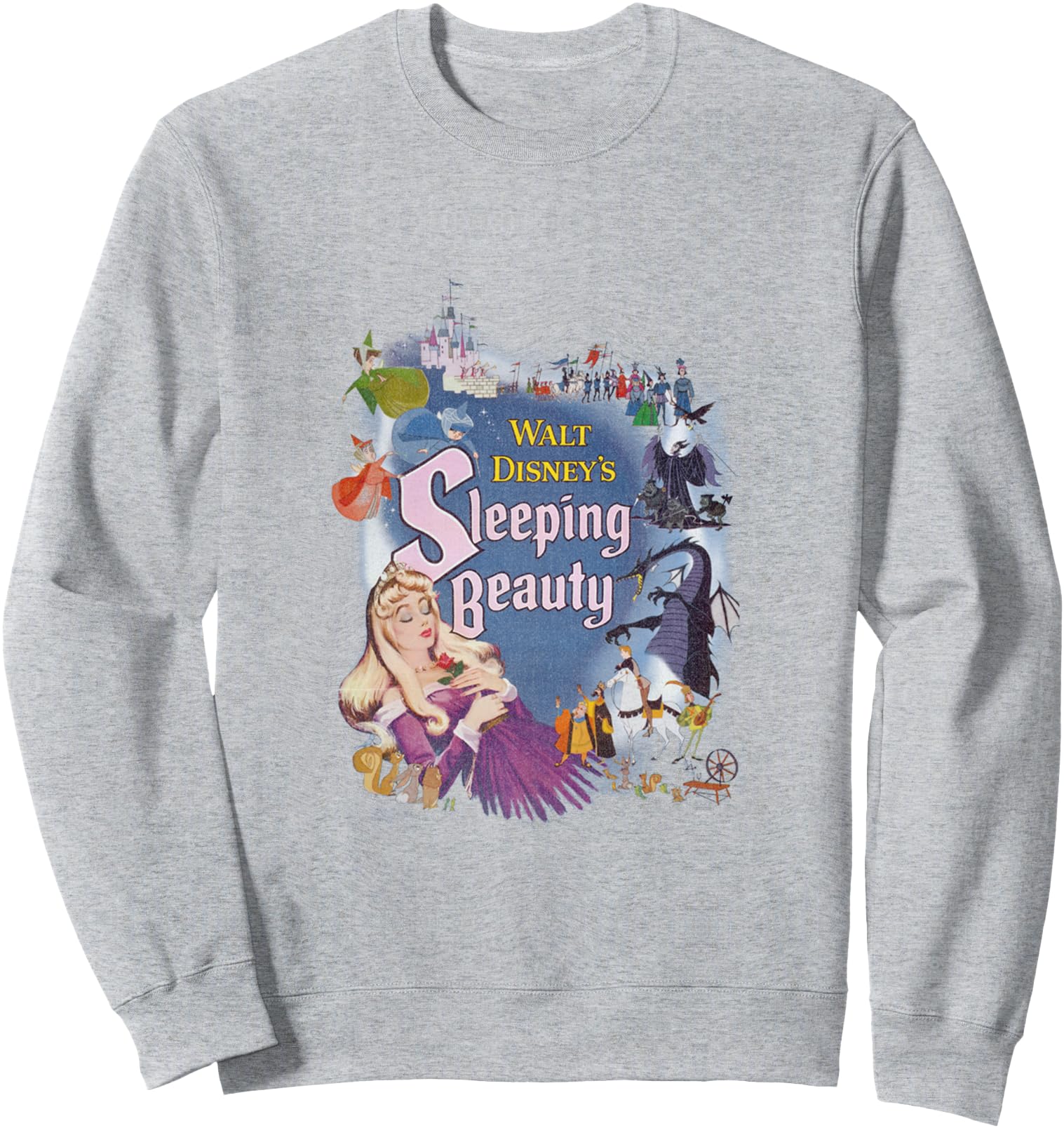 Disney Sleeping Beauty Classic Icons Movie Poster Sweatshirt