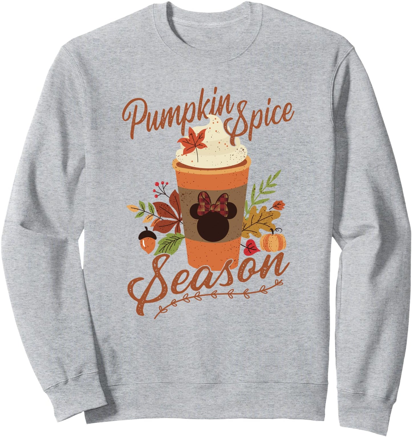 Disney Mickey And Friends Fall Pumpkin Spice Season Sweatshirt