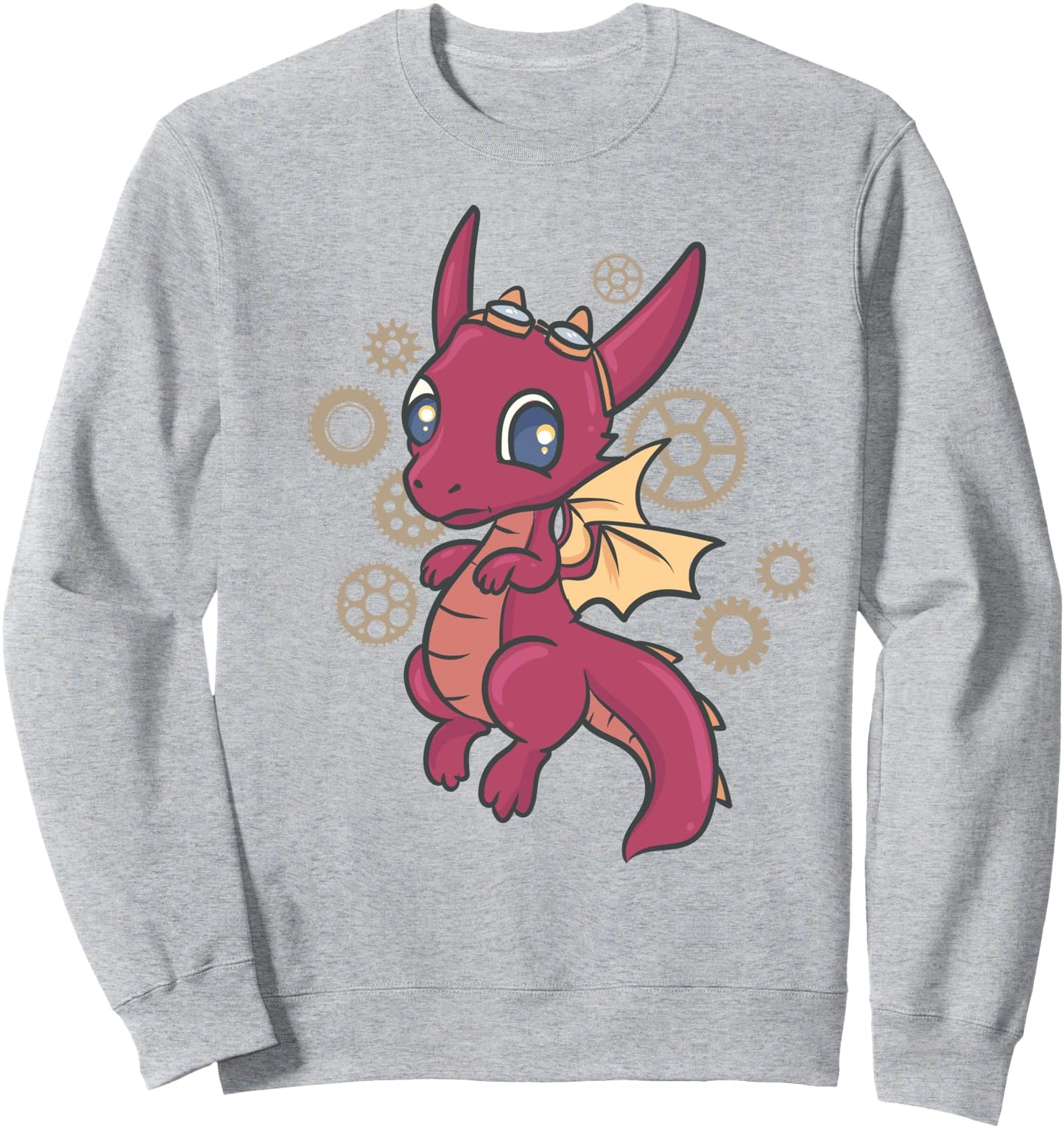 Steampunk Dragon - Cute Kawaii Anime Japanese Sweatshirt