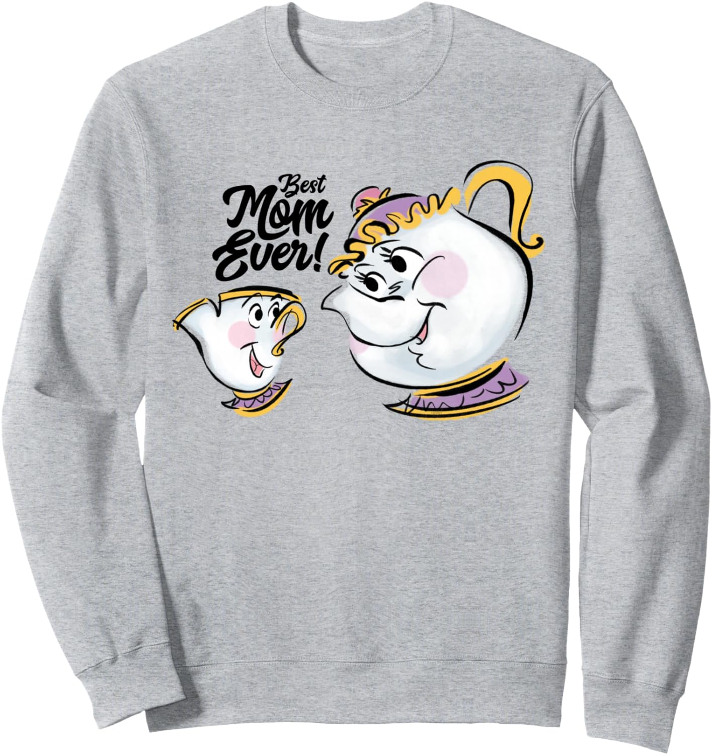 Disney Beauty and the Beast Chip Mrs. Potts Best Mom Ever Sweatshirt