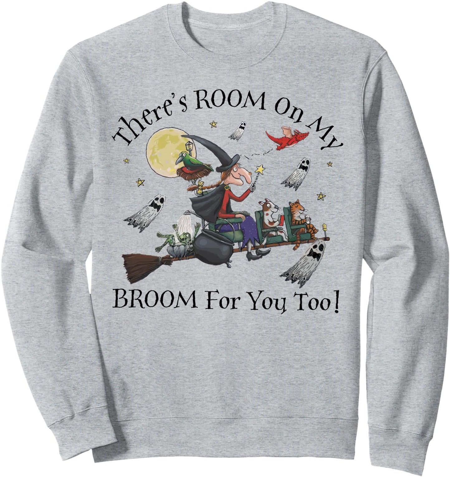 Halloween There's Room On My Broom For You Too Teacher Sweatshirt