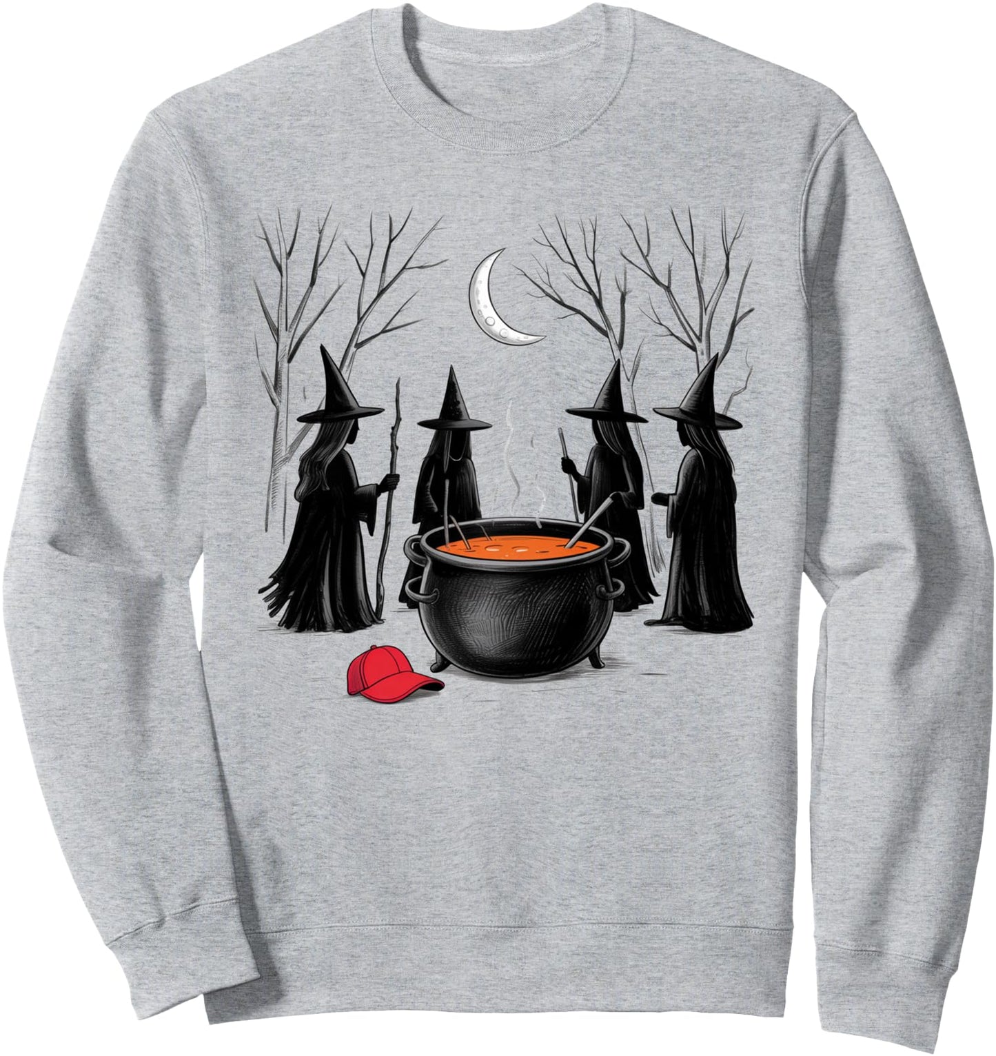Spooky Witch Halloween Anti Trump Feminist Women Rights Sweatshirt
