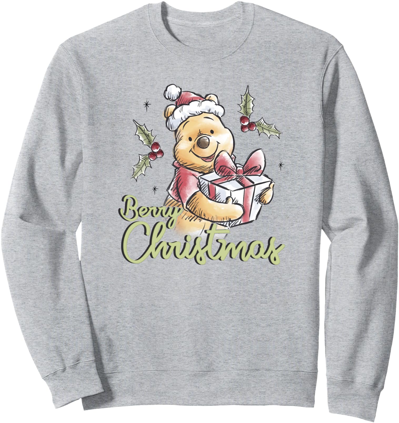 Disney Winnie the Pooh Berry Christmas Sweatshirt