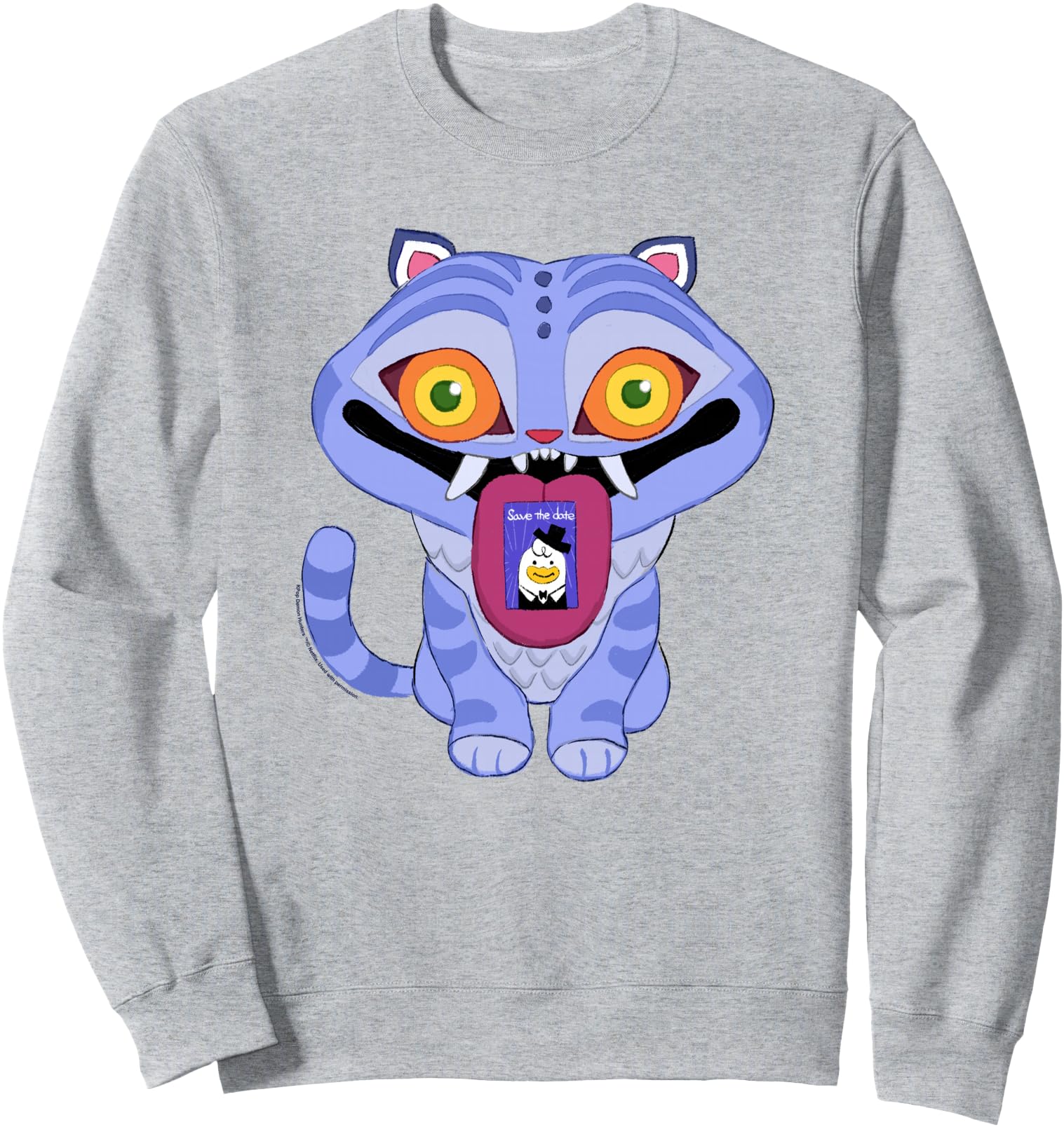 KPop Demon Hunters Halloween Derpy Save The Date Invitation Sweatshirt