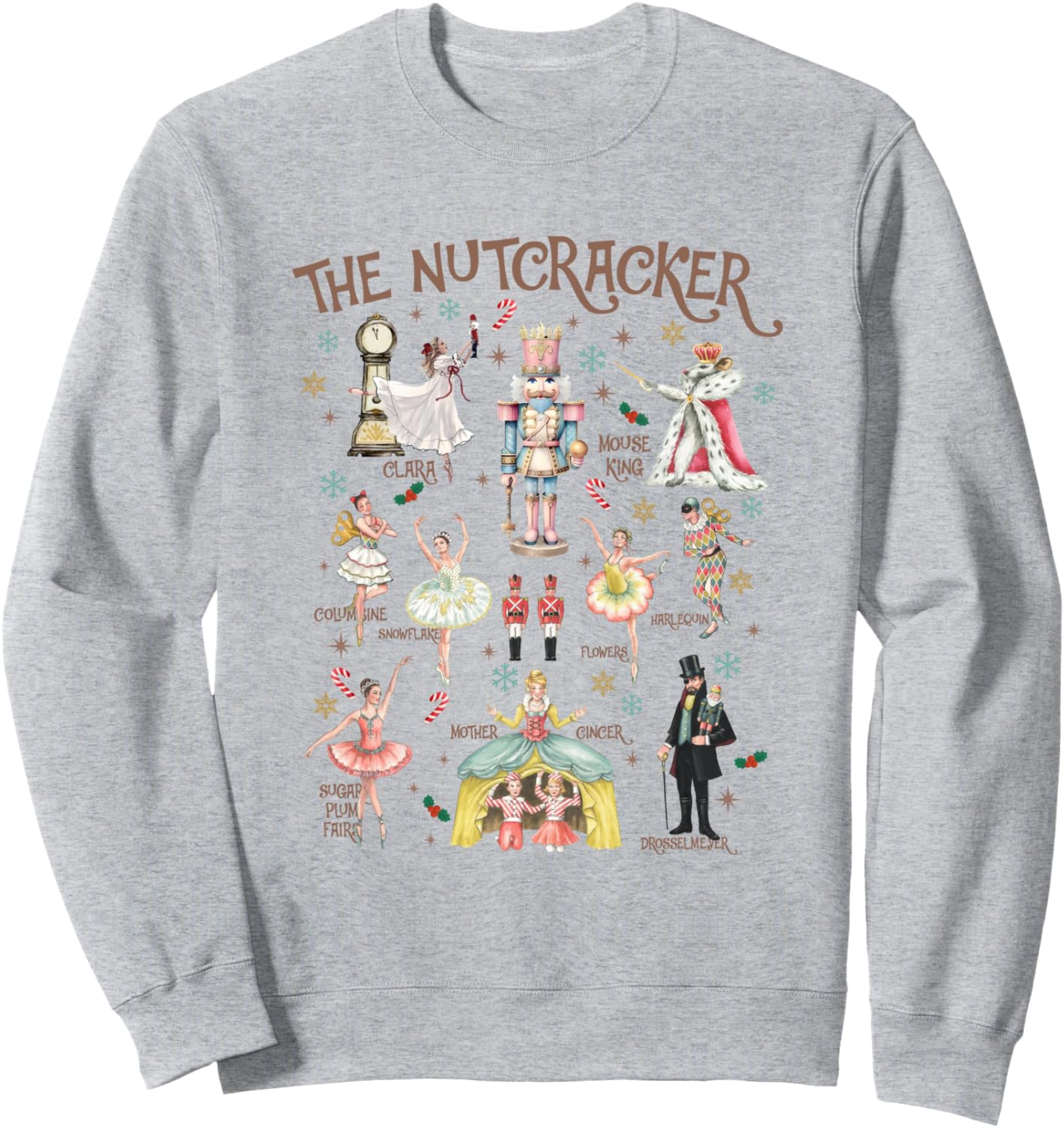 Christmas Nutcracker Ballet Holiday Party Boys Girls Kids Sweatshirt