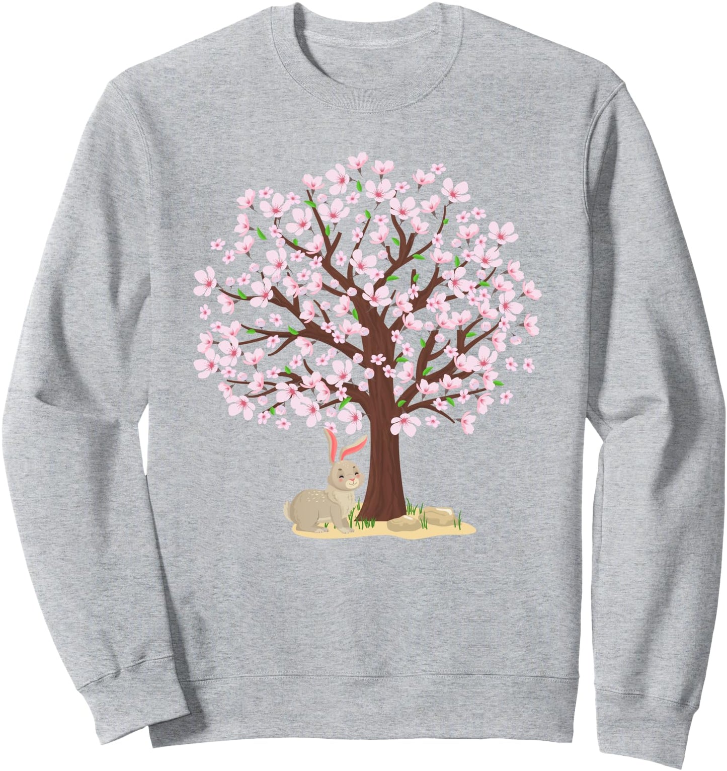 Cherry Blossom Rabbit Japanese Bunny Tree Sakura Sweatshirt
