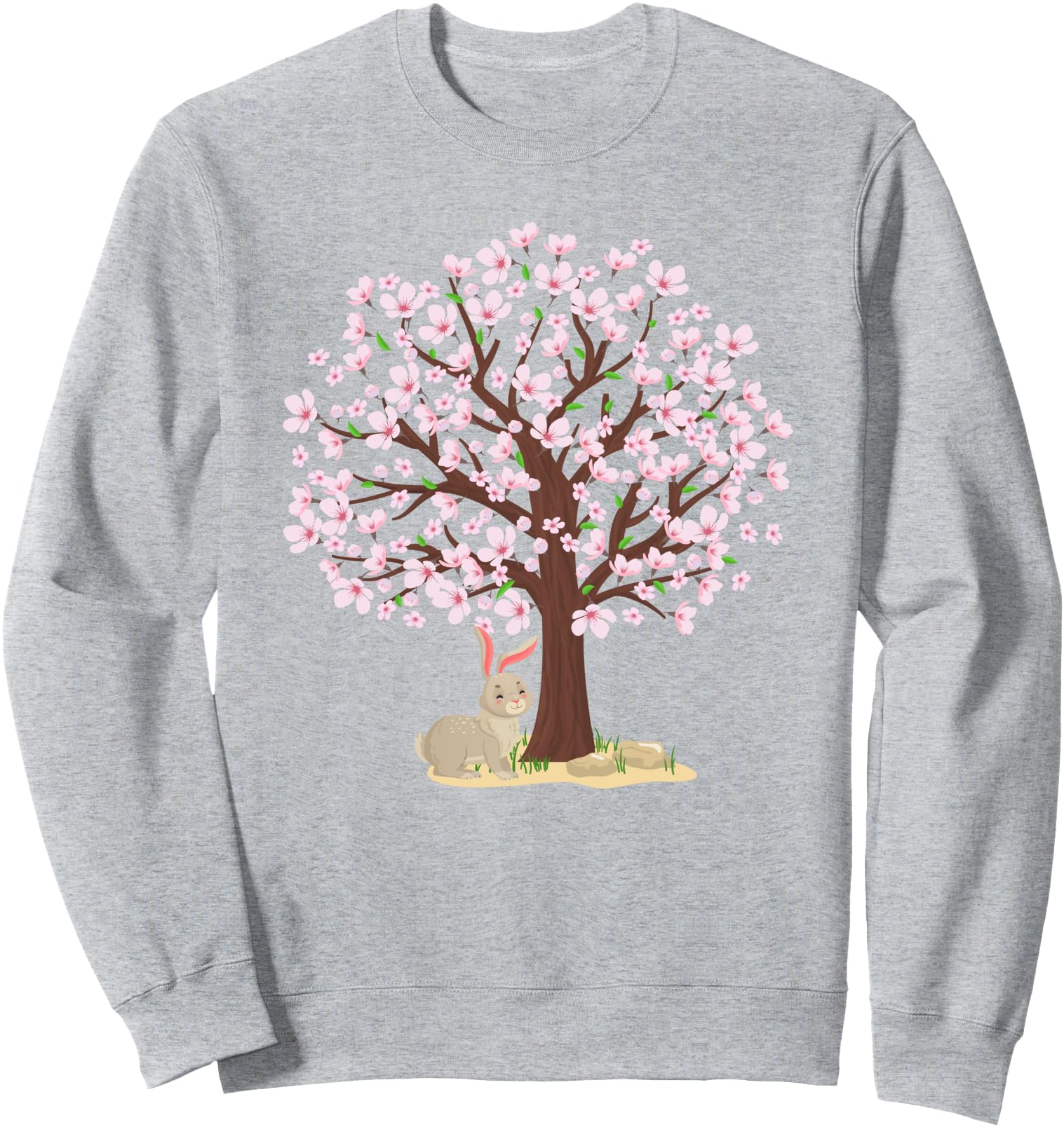 Cherry Blossom Rabbit Japanese Bunny Tree Sakura Sweatshirt