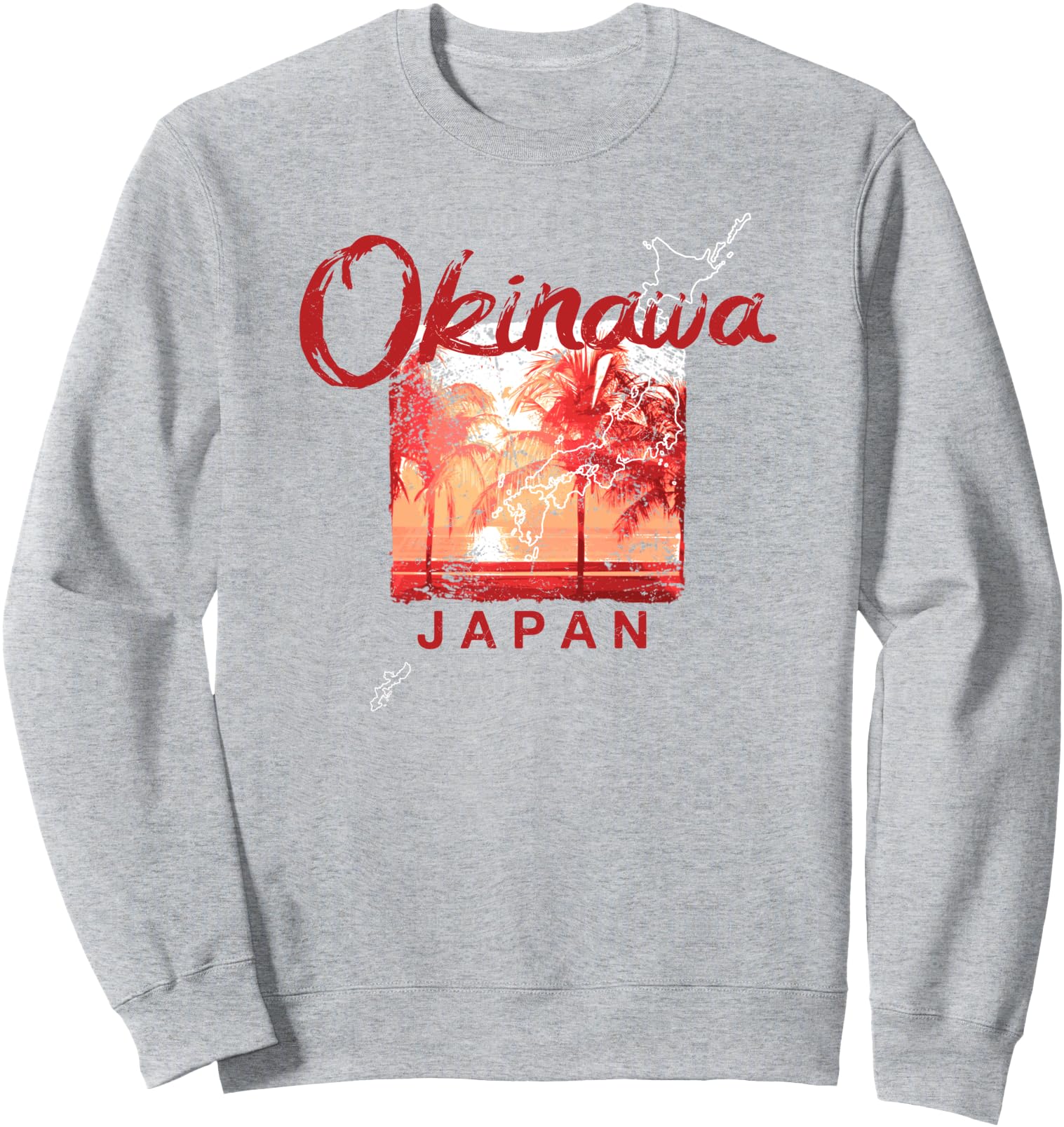 Okinawa Japan Japanese Retro Vintage Travel Sweatshirt