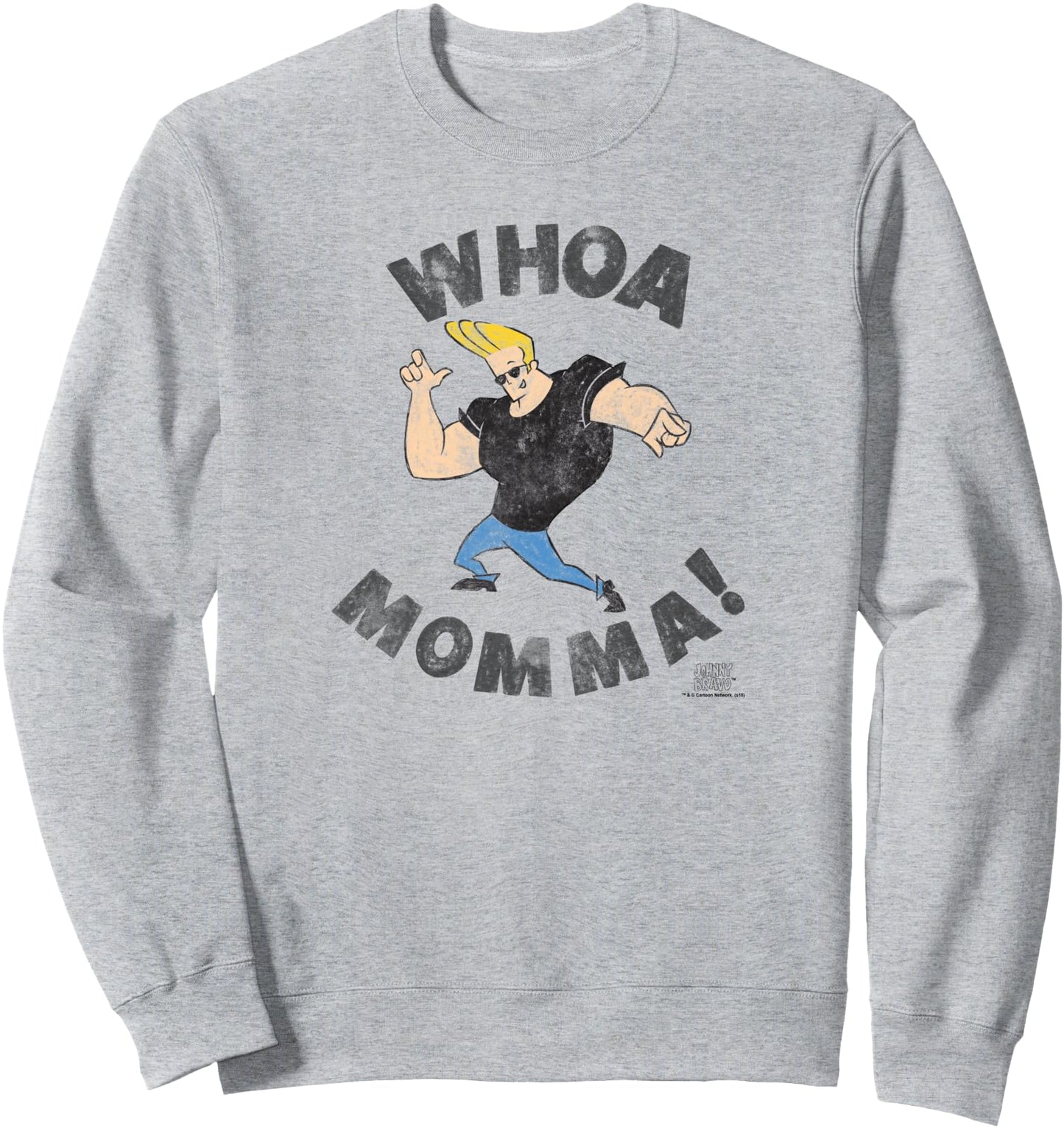 Johnny Bravo Whoa Momma Sweatshirt