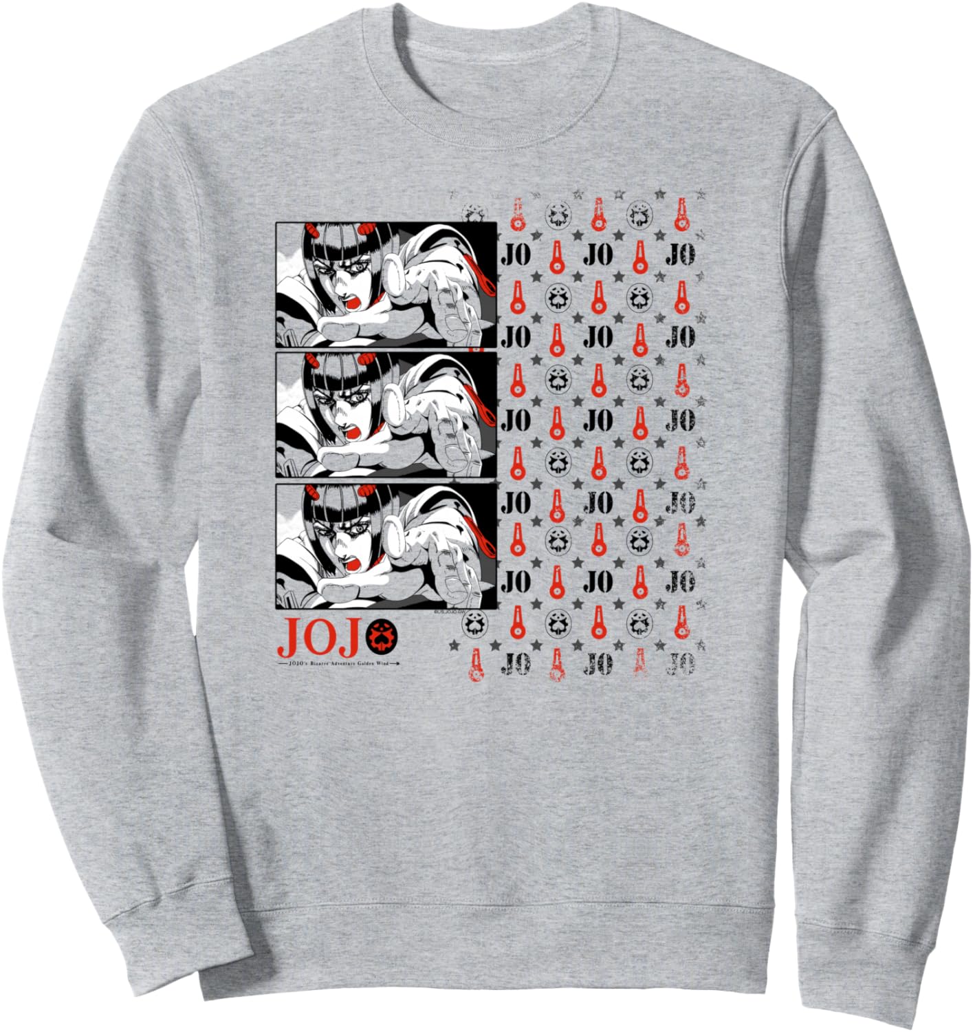 JoJo's Bizarre Adventure Pt 5 Bruno Bucciarati Zippers Anime Sweatshirt